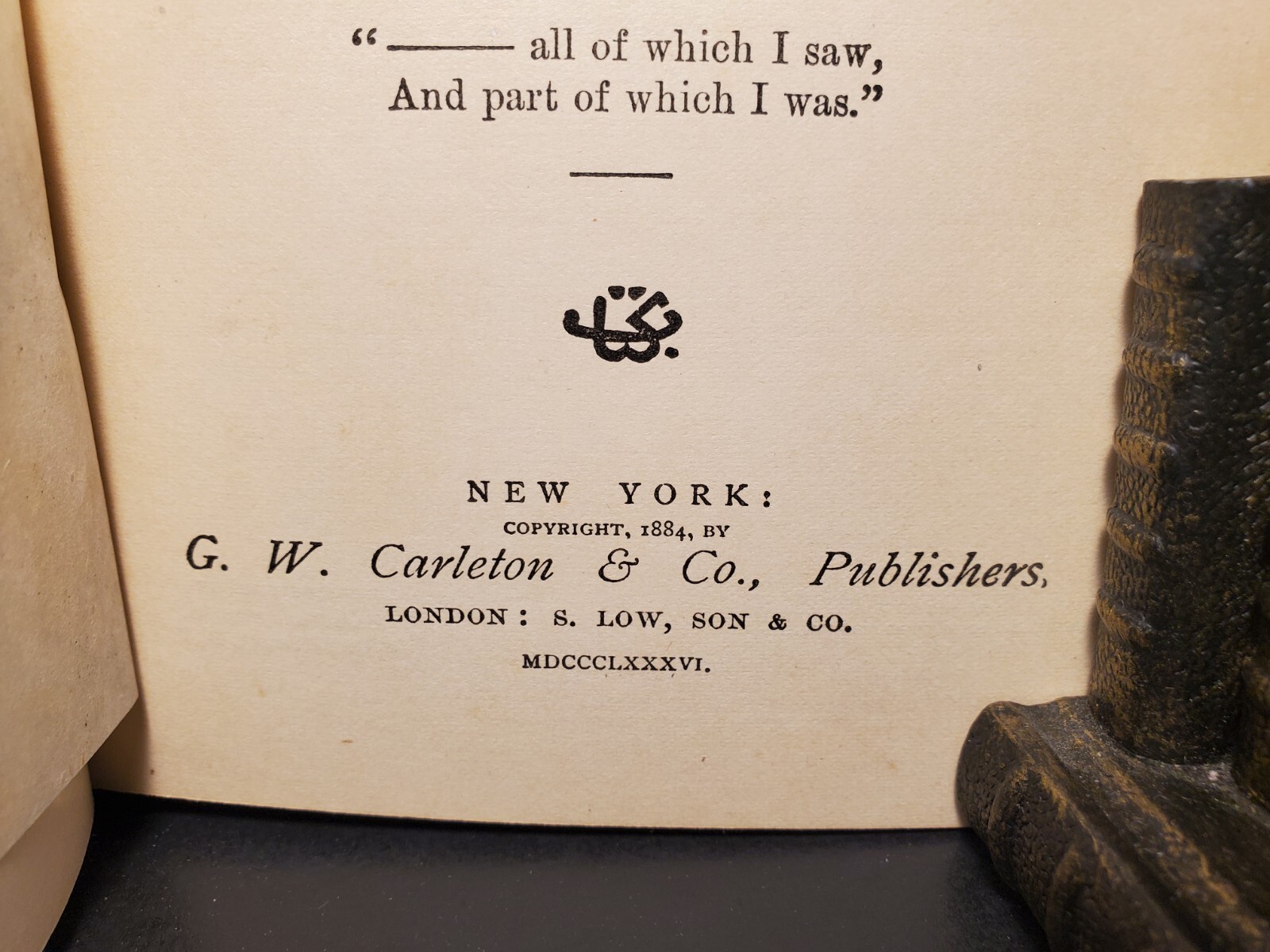1884 Fifty Years Among Authors Books and Publishers by JC Derby, Illustrated, VG