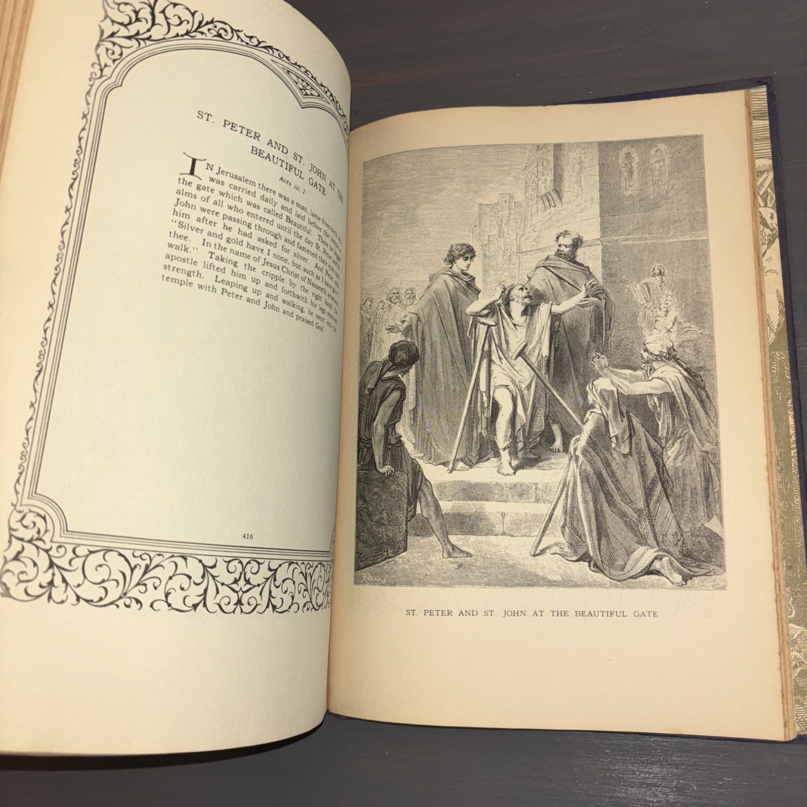 1934 The Bible in Pictures by Gustave Dore *ROYCROFT First Edition*