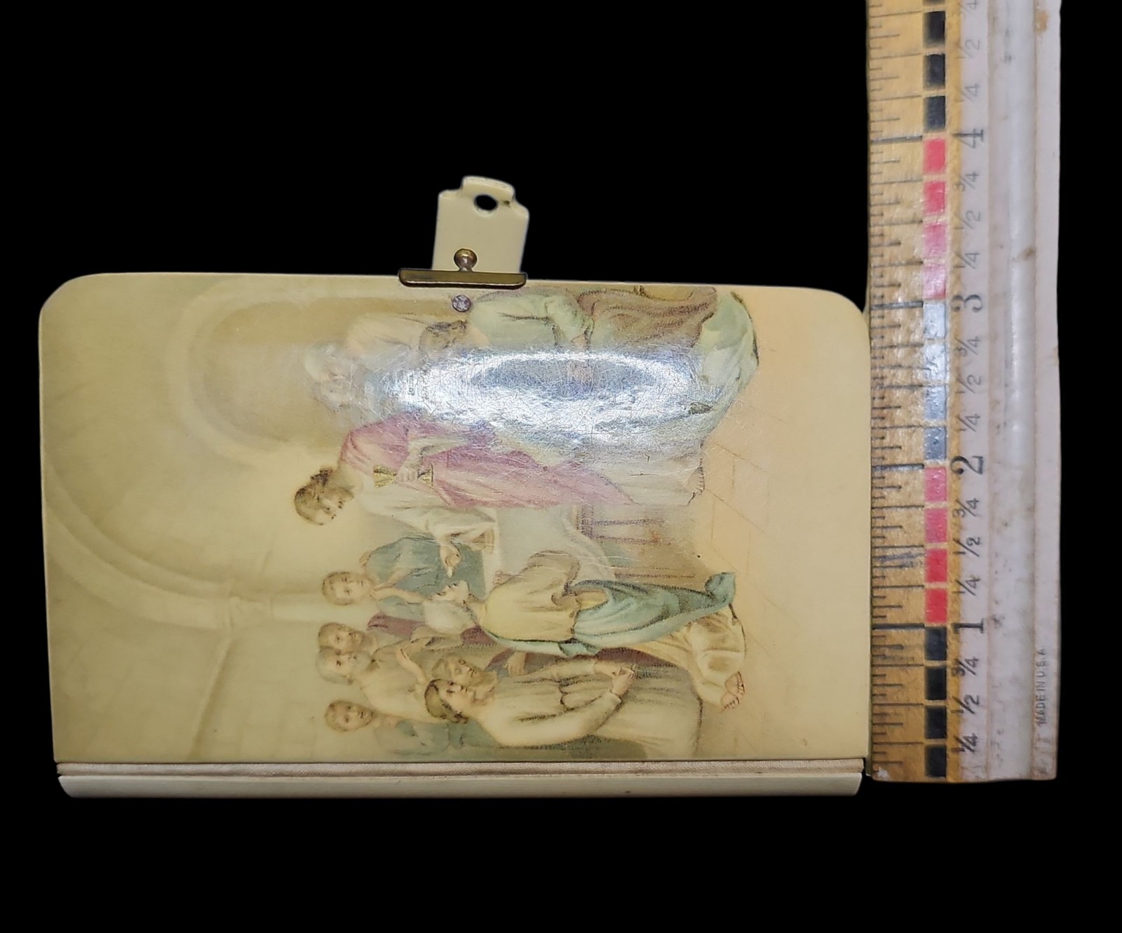 Antique 1888 Celluloid Prayer Book The First Communicants Manual Devotional