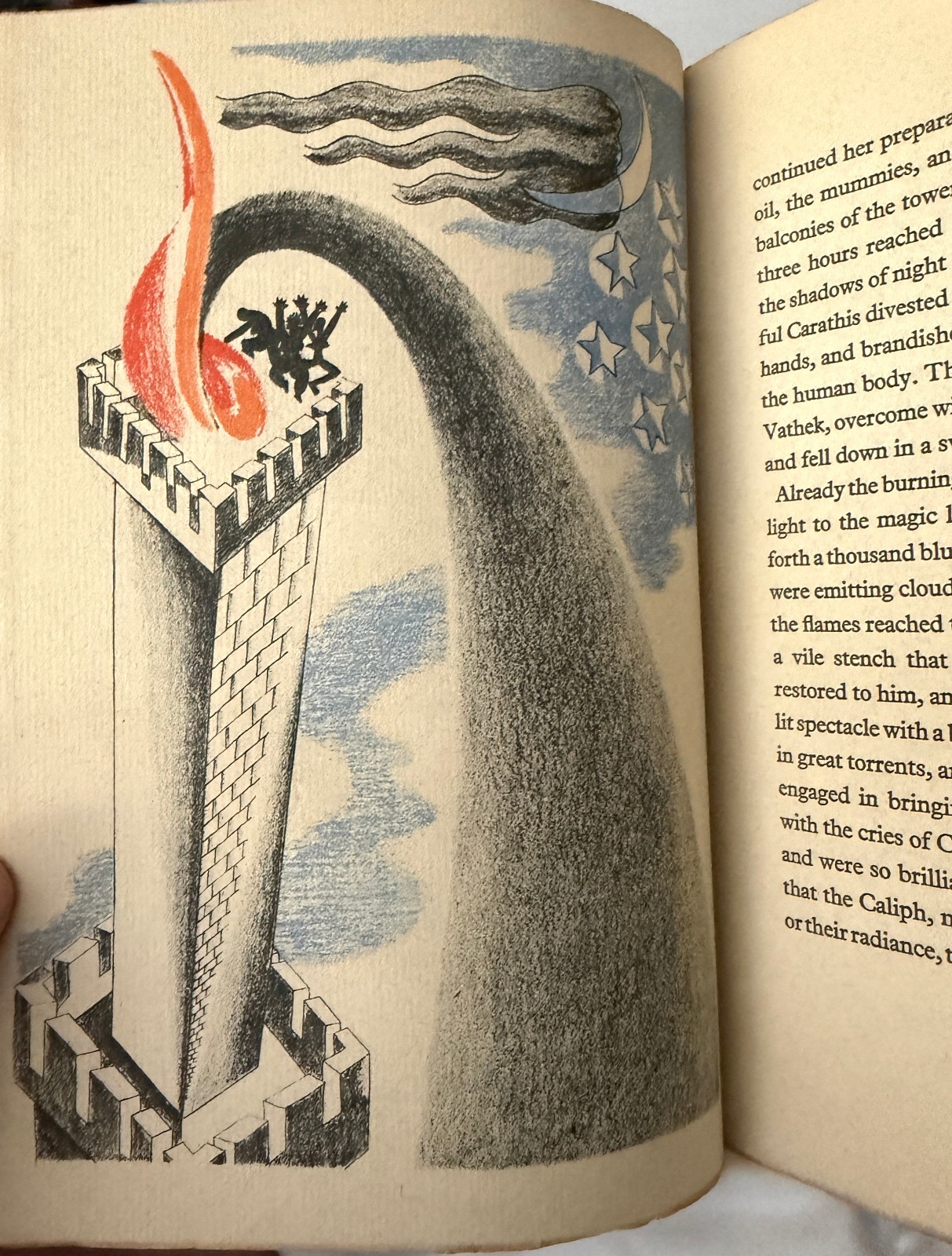 VATHEK Limited edition Illus by Marion V Dorn, leather and vellum bound RARE