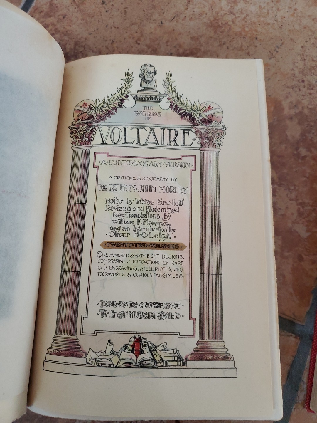 The Works of Voltaire 1901 Hardcover General History & Animals Of The Empire