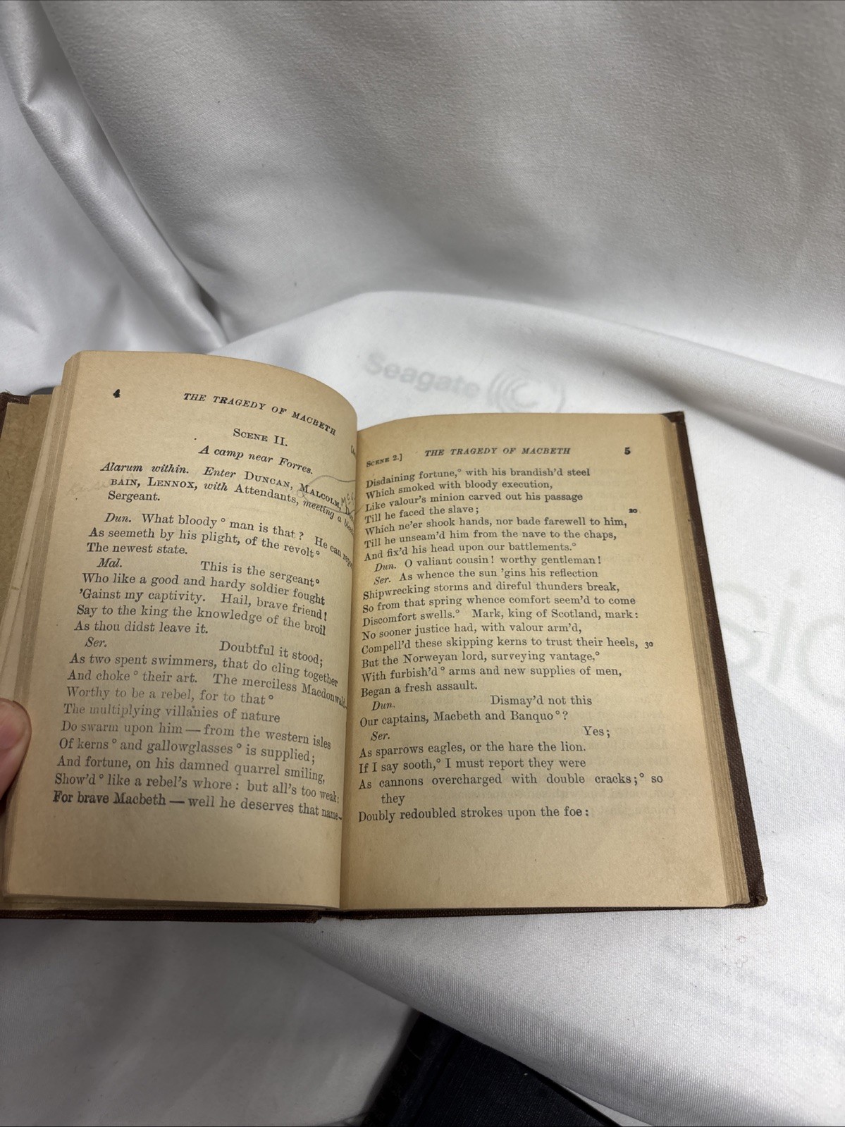 MacBeth Shakespeare 1920’s Pocket Classic Play Macmillan Book Vtg
