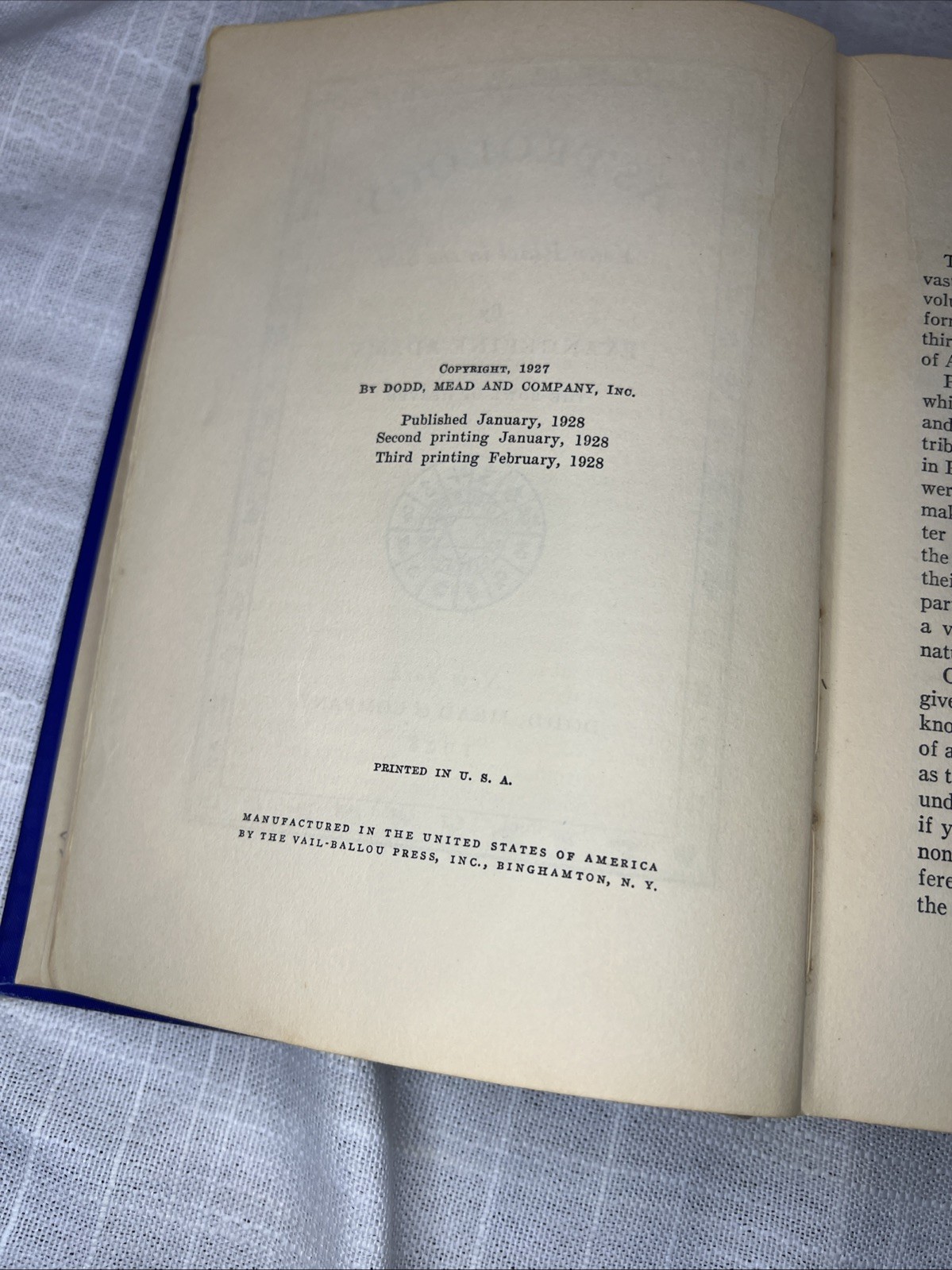Astrology Your Place In The Sun 3rd Print 1928 HC Evangeline Adams Mystic *READ