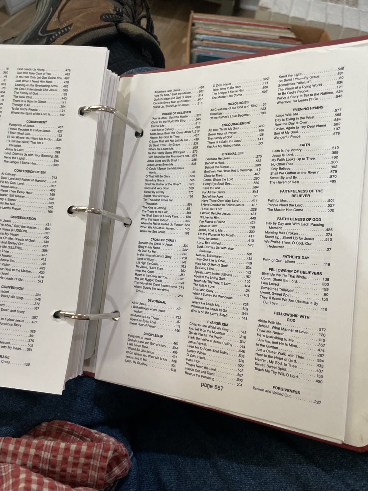 Sing Joyfully Hymn Book Spiral Bound 683 Pages VG
