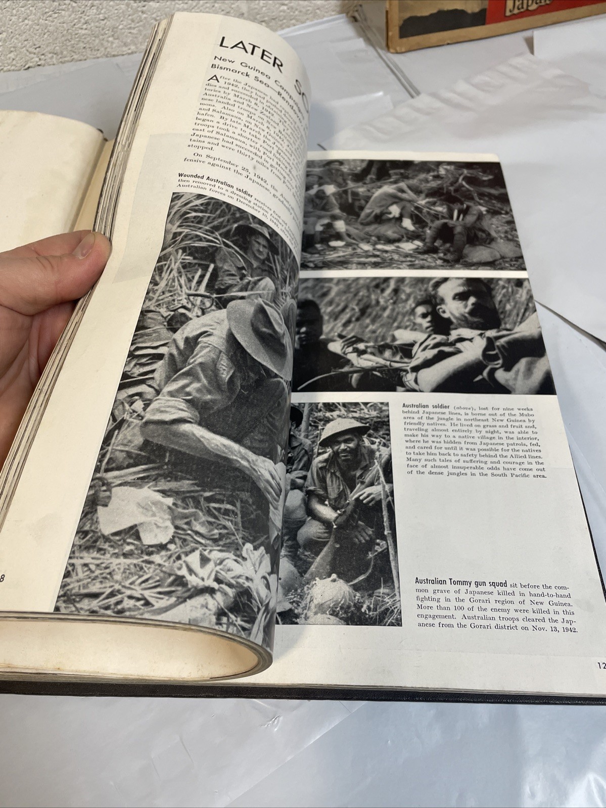 1946 Collier’s Photographic History Of World War II WW2 Hardback Book Vtg Pics