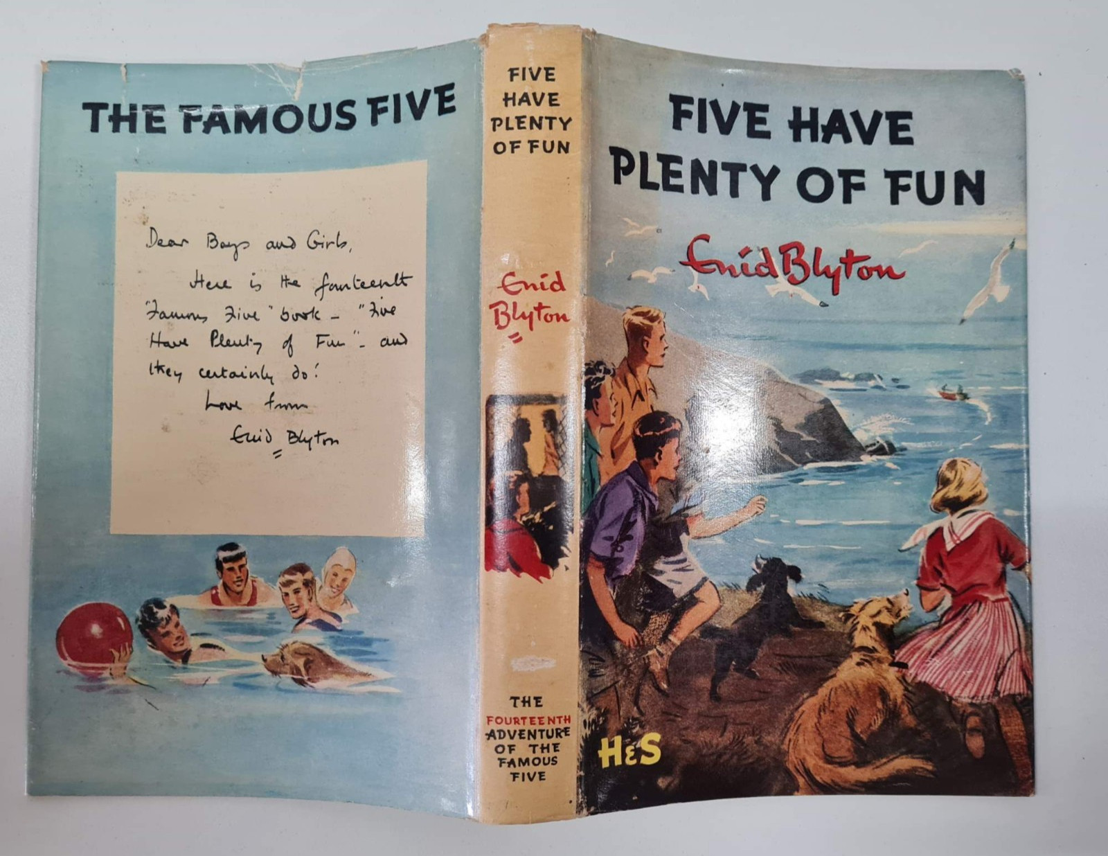Five Have Plenty of Fun by Enid Blyton HCDJ 1955 1st Edition THE FAMOUS FIVE