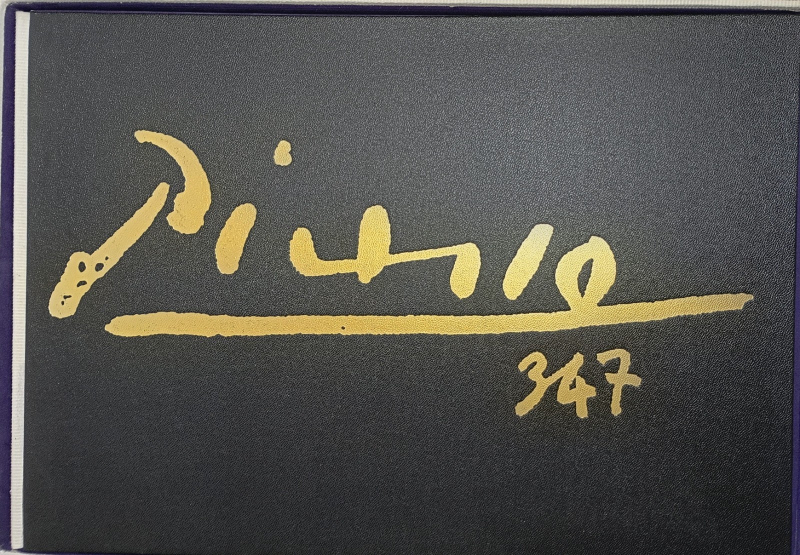 Pablo Picasso 347 Etching Art Book 2 Vols. Clamshell Case 1970 First Edition