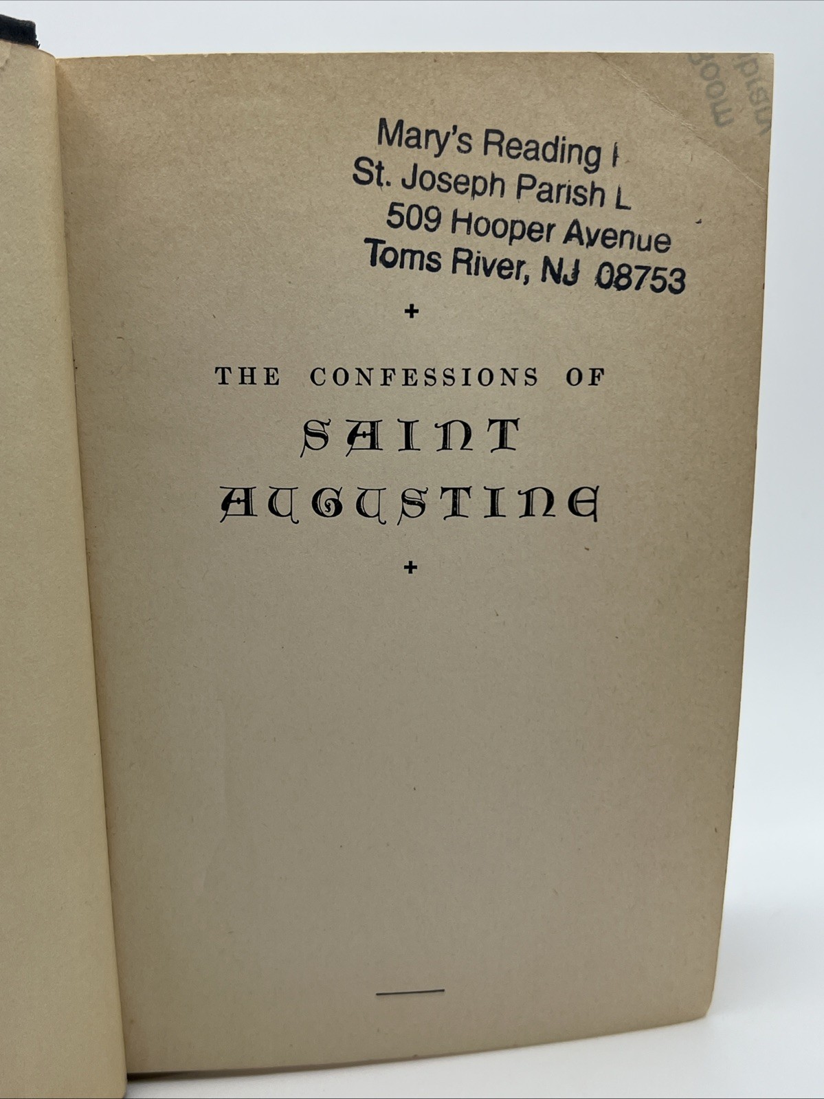 Confessions of St Augustine 1951 Pocket Books Hardcover Ex Lib Vintage