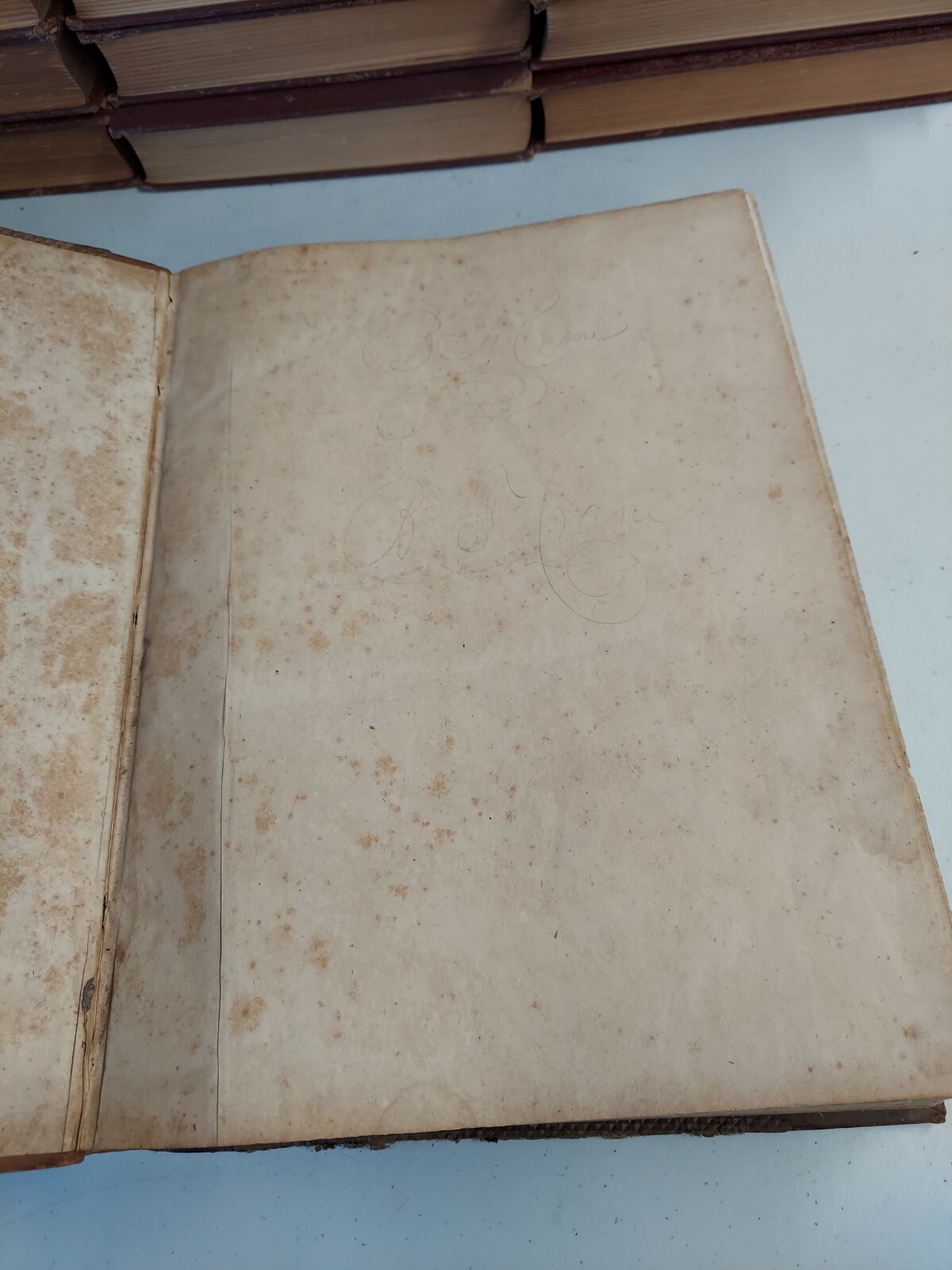 Leatherbound Christian Library Weekly Religious Publication Vol. I & II 1835