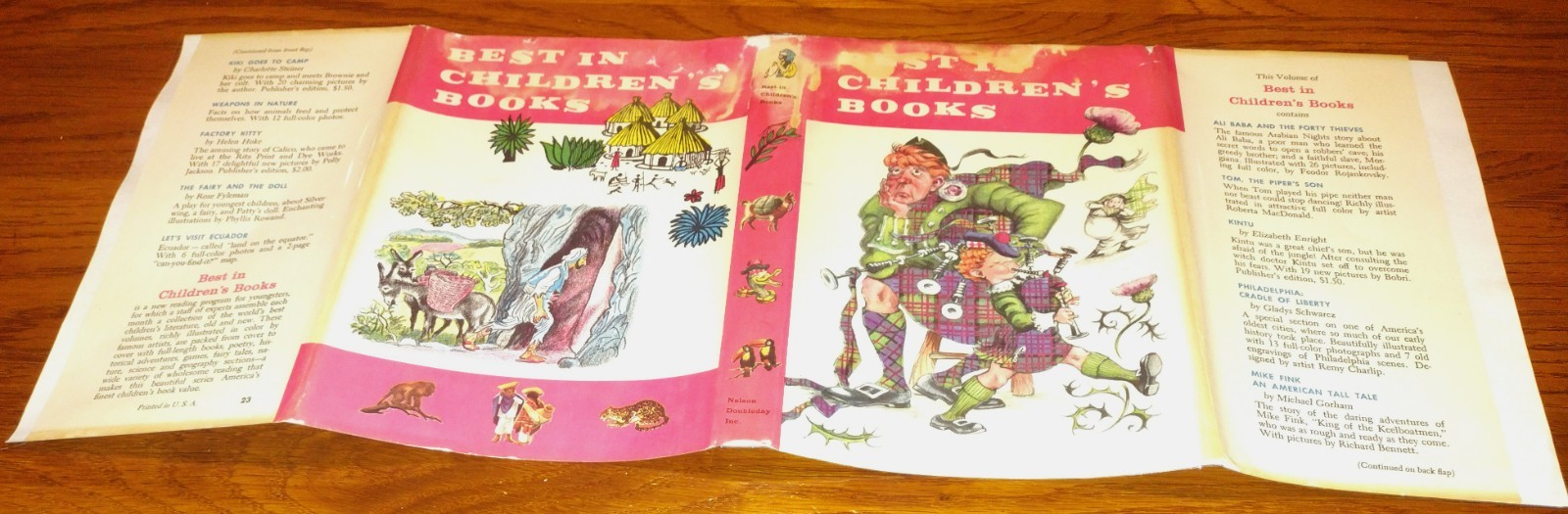 Set of 8 “Best In Children’s Books” 1957/1958/1959 HC Doubleday Juvenile Fiction