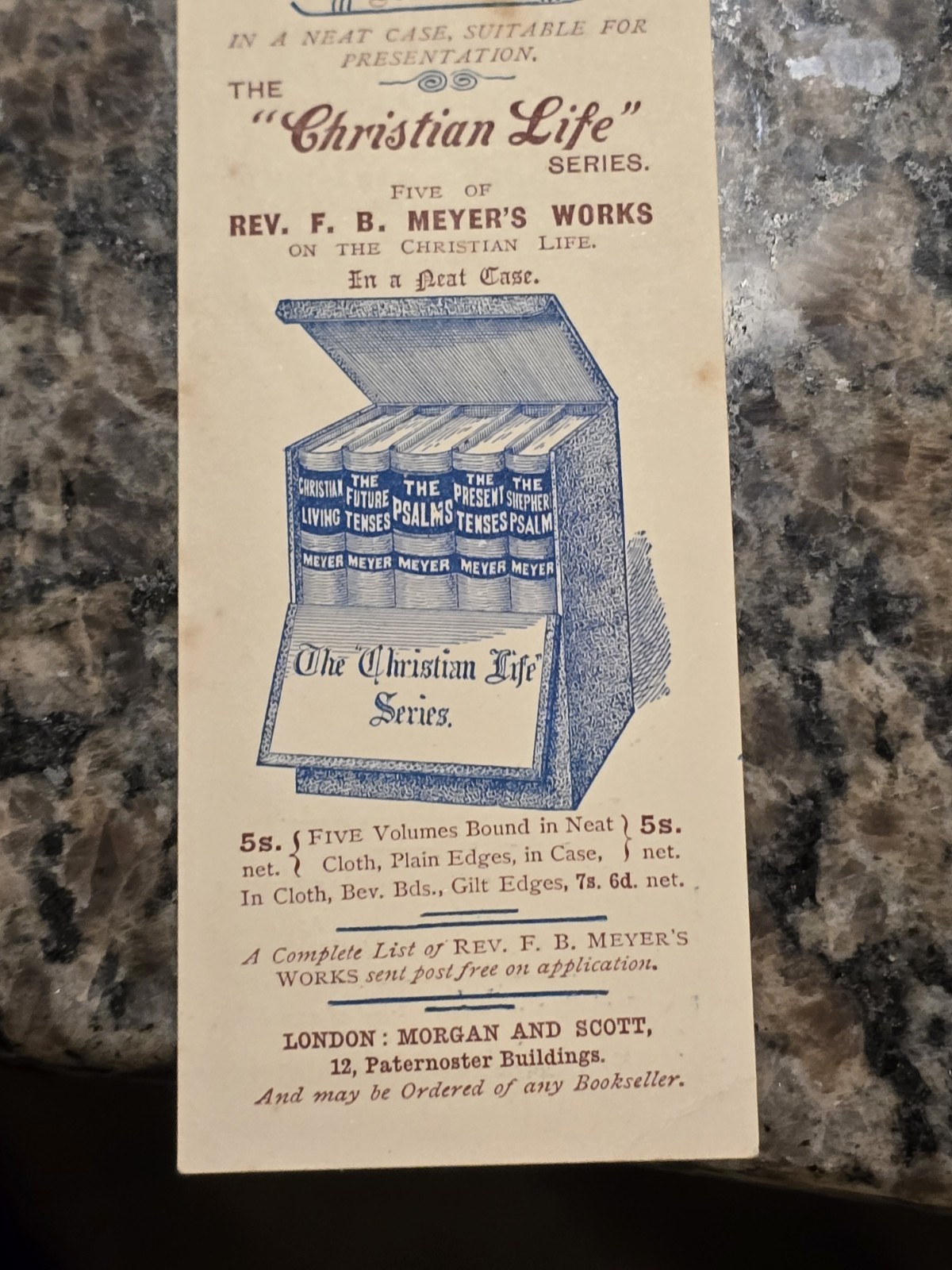 Rare Lot Of F. B. Meyer Postcards And Bookmarks Keswick Convention 1880s-1903