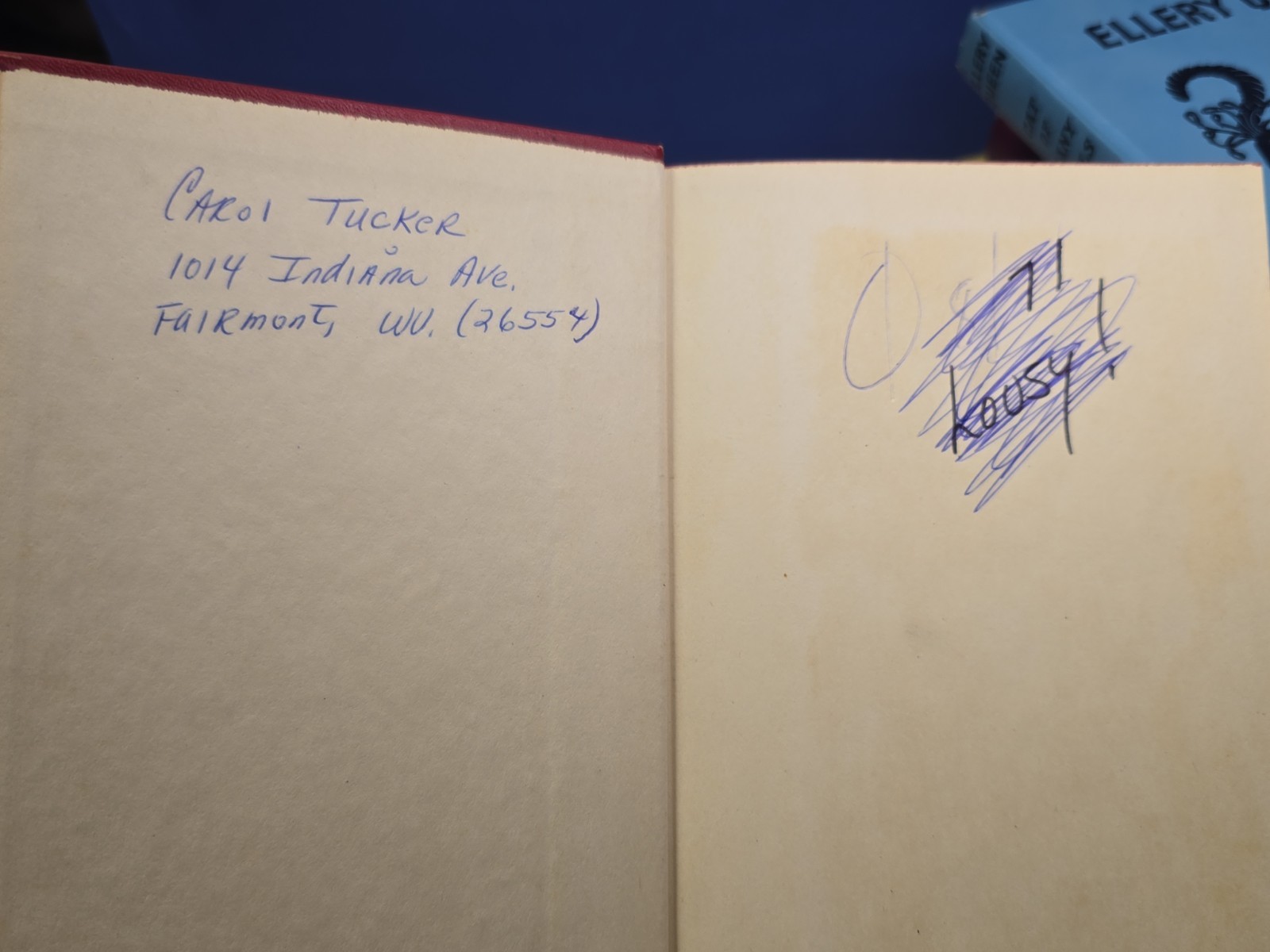 Ellery Queen Hardcover Books Mystery Crime Vintage Lot of 9 Thrillers