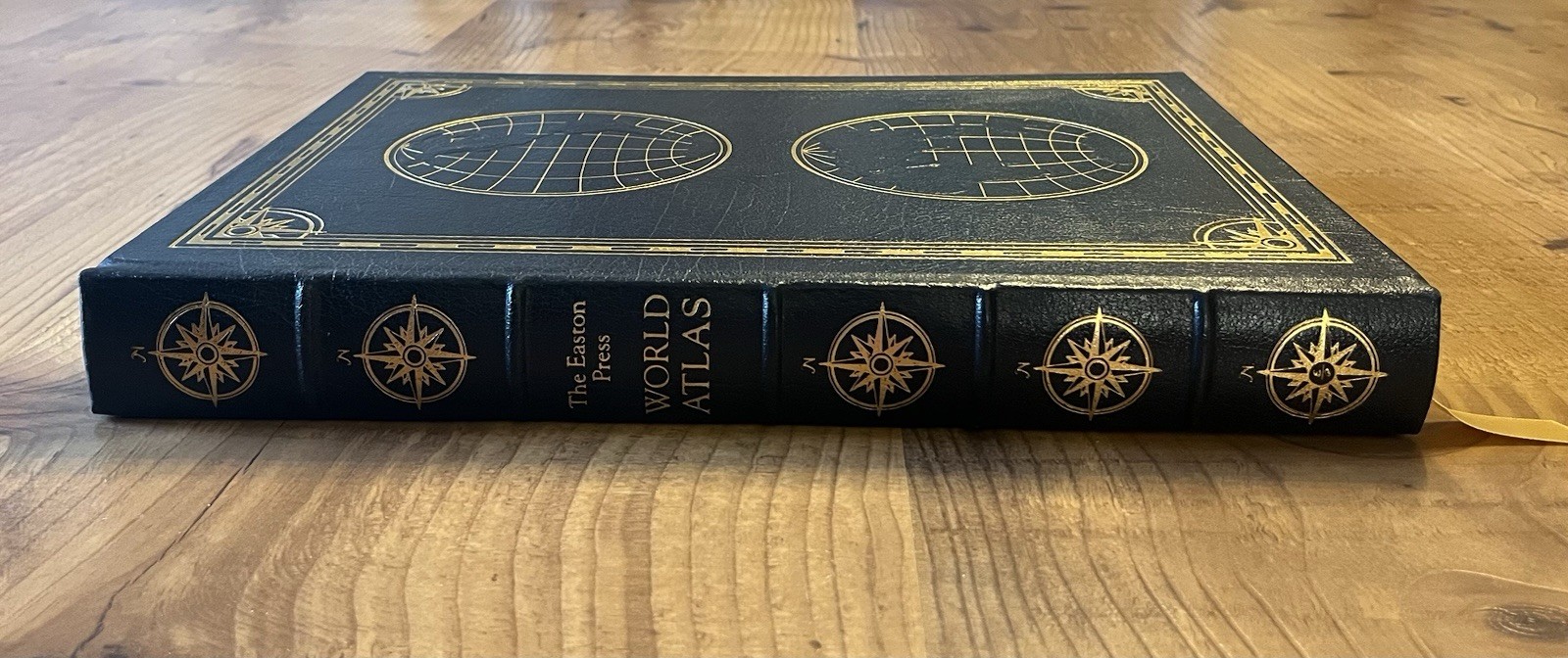 Easton Press 1991 ATLAS OF THE WORLD Oversized Leather Embossed Gilded Pages