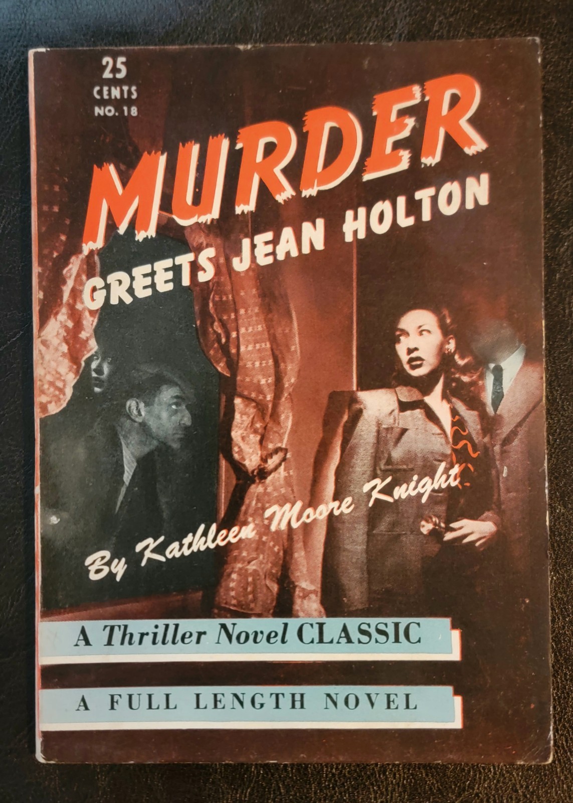Murder Greets Jean Holton Kathleen Moore Knight Thriller Novel Classic 18 RARE