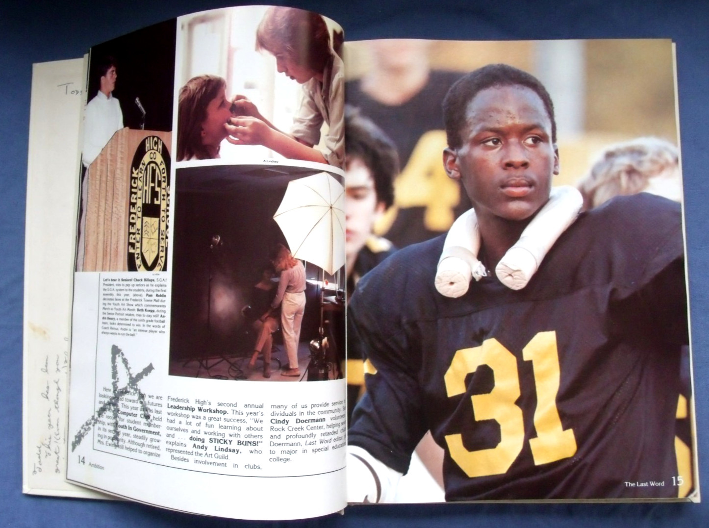“The Last Word” 1985 Frederick Md High School Yearbook – 224 Pages – Maryland