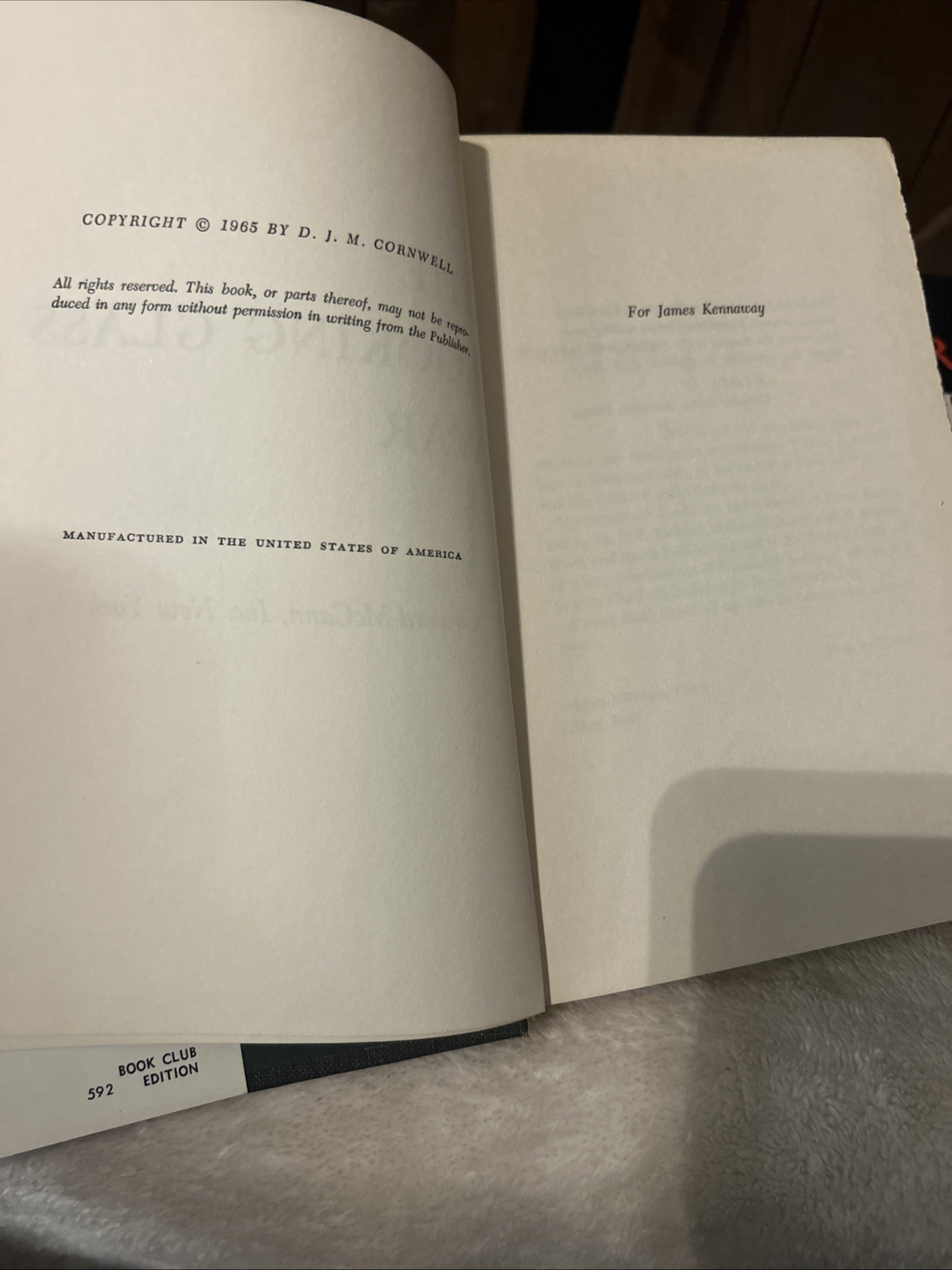 John Le Carre VTG HCDJx3: Spy Who Came In From Cold (1st/28) Looking Glass War &