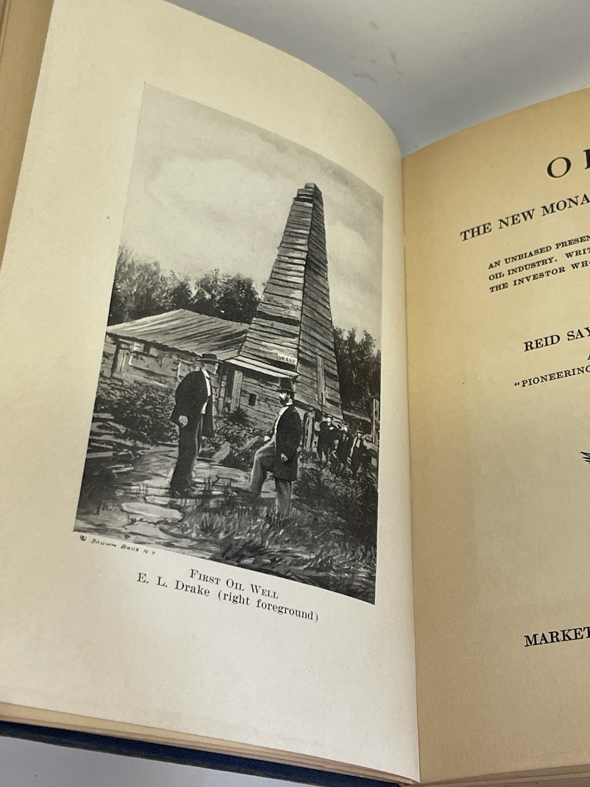 OIL The New Monarch of Motion Vintage First ED illustrated 1919 Reid S. McBeth