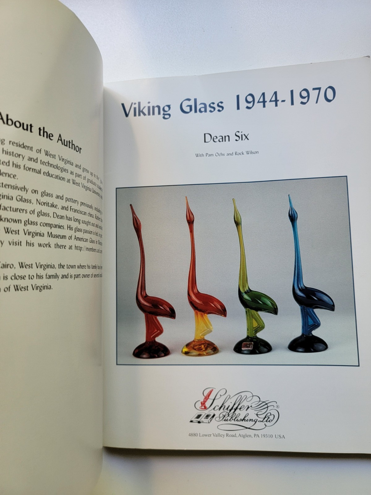Viking Glass : 1944-1970 by Dean Six Identification Pictures Reference 1st print
