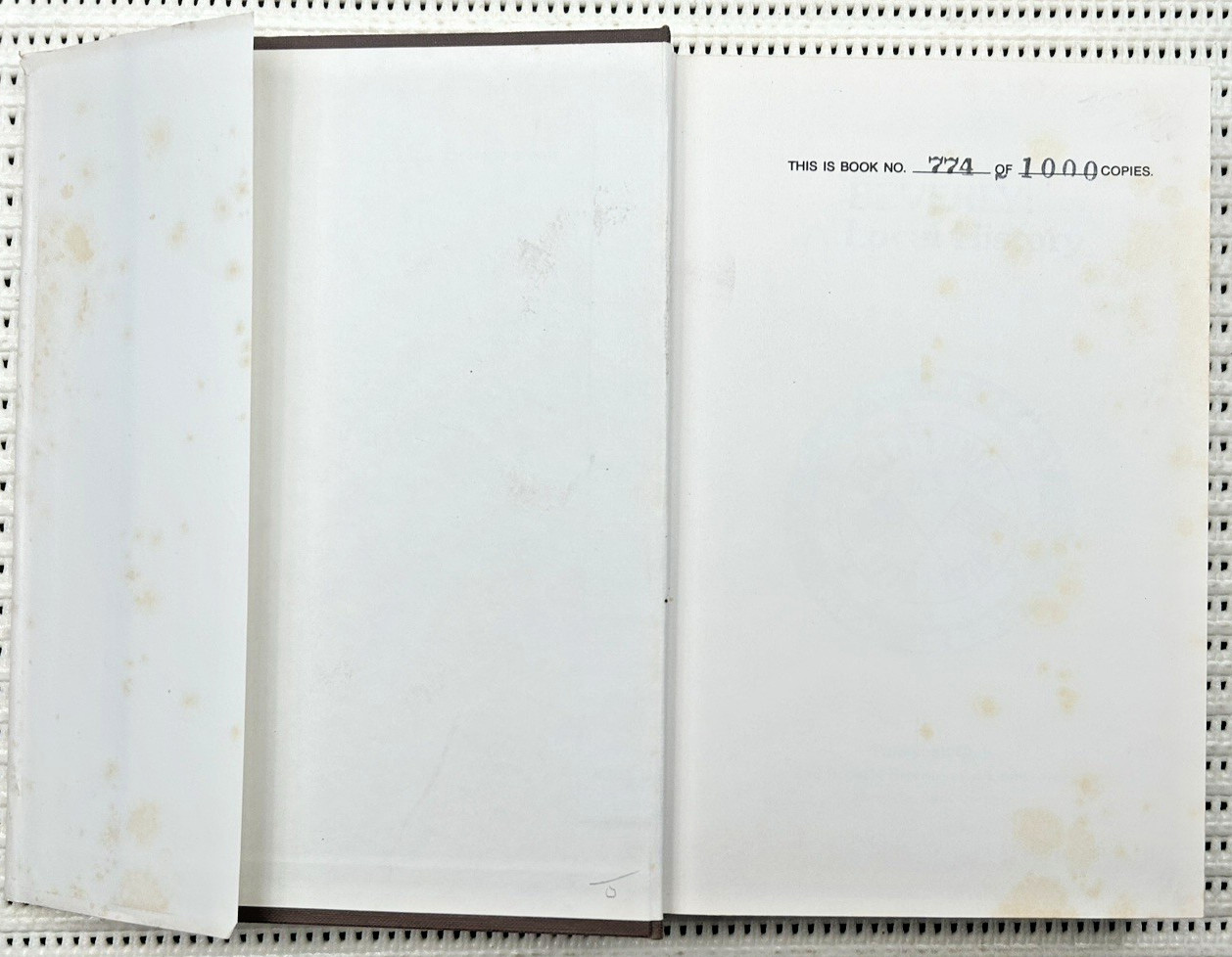 Berverly New Jersey 1776-1976 Hardcover DJ Illustrated 1st Limited Edition 320pg