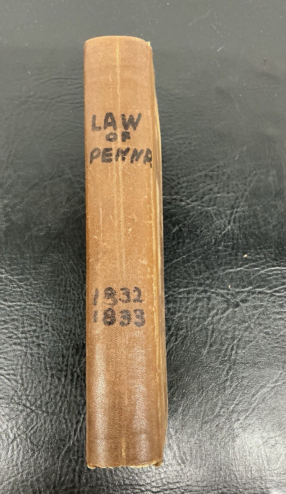 Antique Book Laws Of The General Assembly State Of Pennsylvania 1832-1833