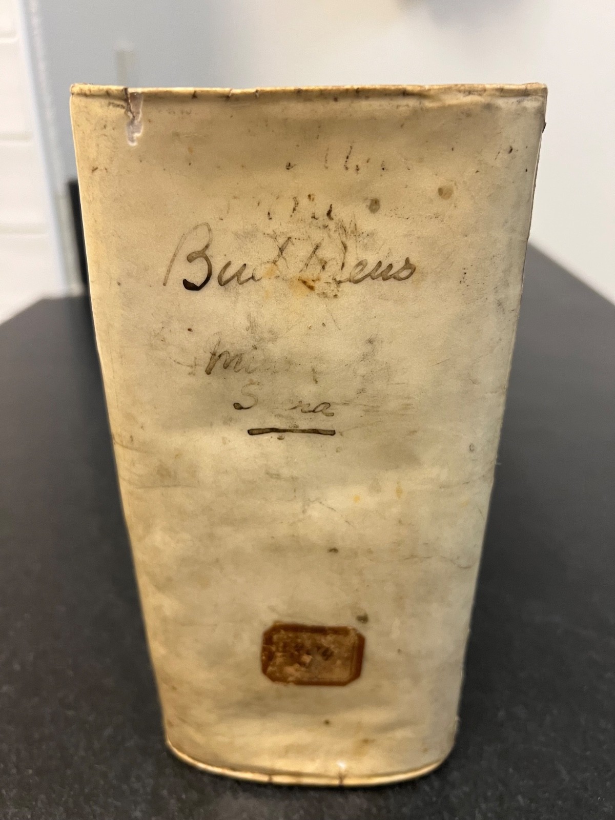 Antique Vellum Book 1727