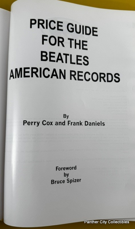 Price Guide For The Beatles American Records 6th Edition Cox Daniels