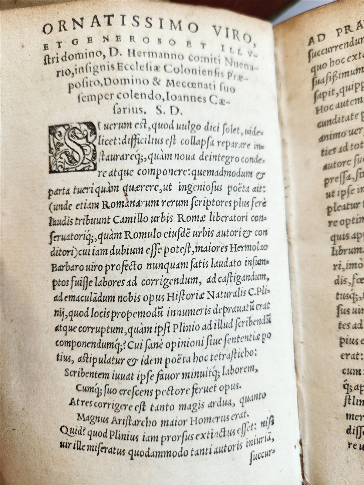 1565 PLINIUS encyclopaedia of natural history 5 VELLUM BOUND VOLUMES 16c ANTIQUE