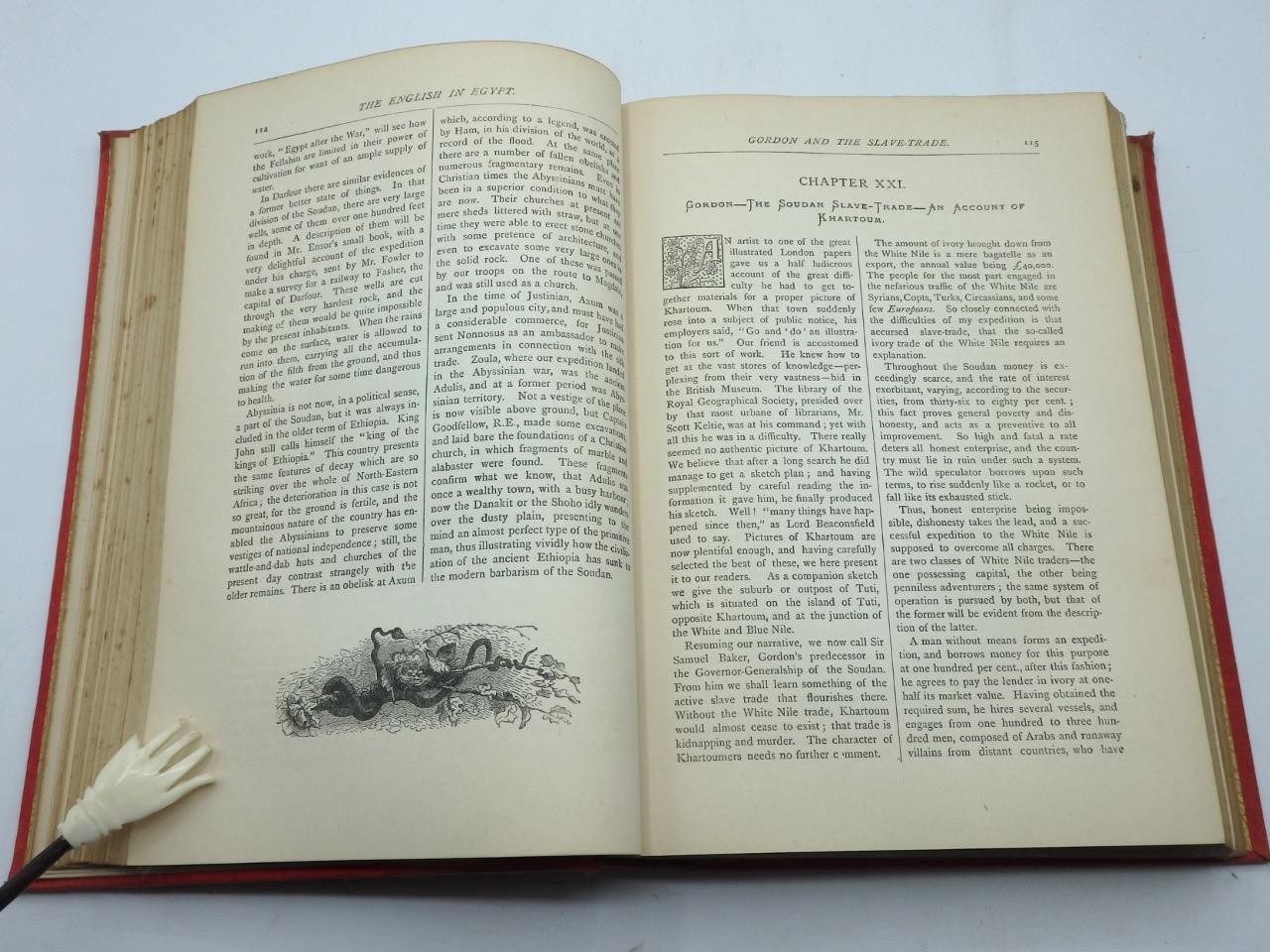 c1890 The ENGLISH IN EGYPT With LIFE OF GENERAL GORDON & Other Pioneers