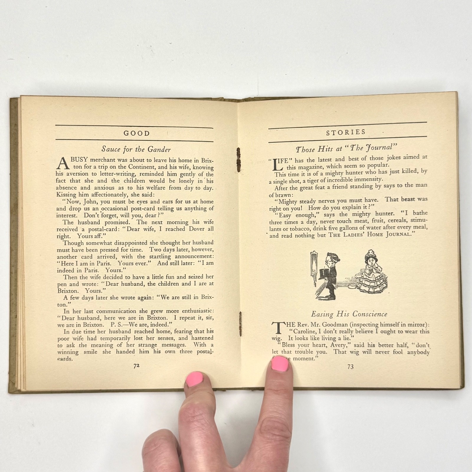 Good Stories from Ladies Home Journal 1907 First Edition Curtis Antique Book