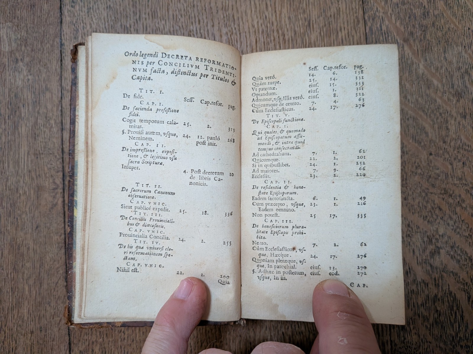 ancient book-Sacrosancti et Oecumenici Concili Tridentini -1640