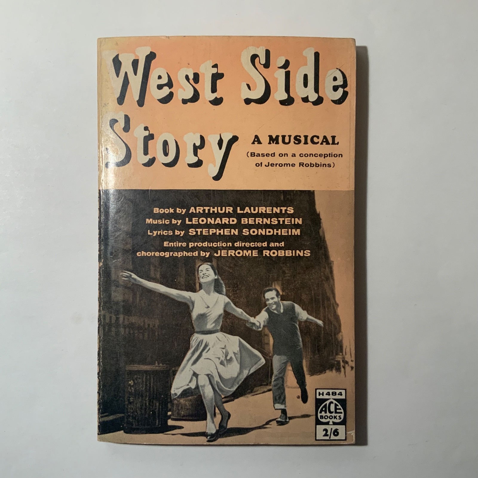 West Side Story by Arthur Laurents 1961 Ace Books H484, 1st UK printing VG+