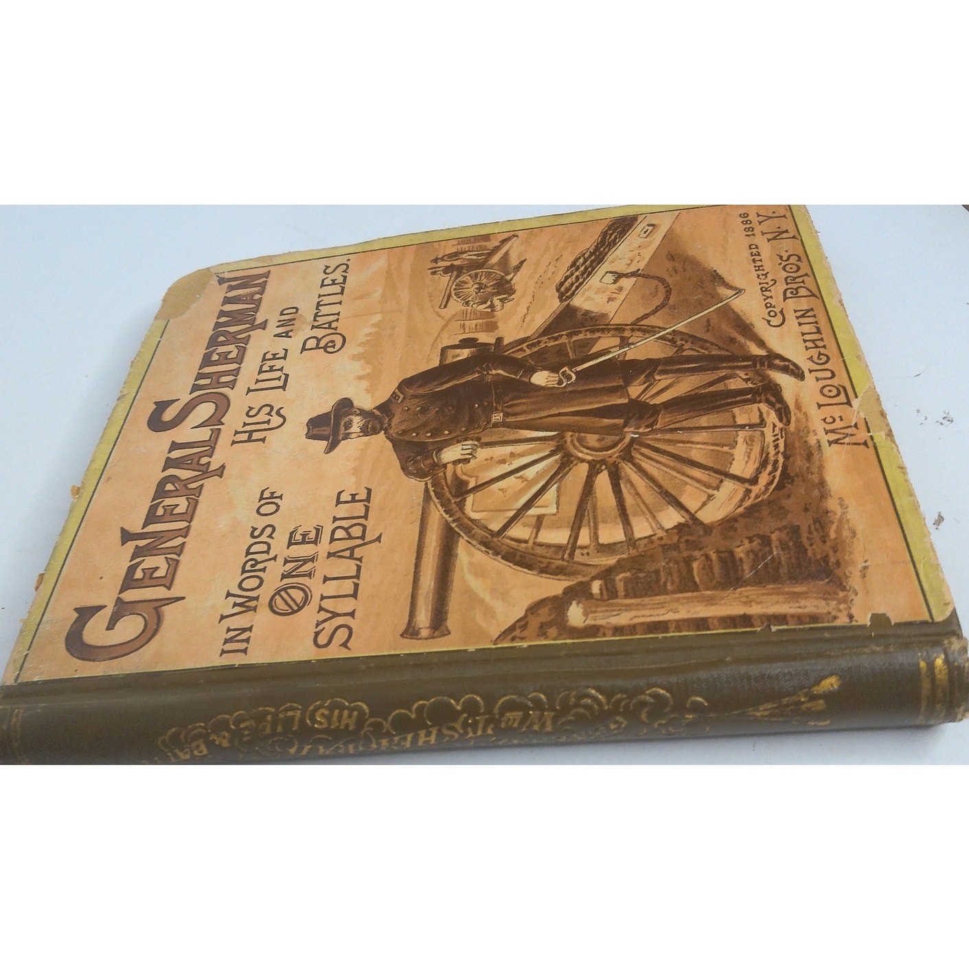 General Sherman: His Life and Battles 1886 McLoughlin Bros. One Syllable Book
