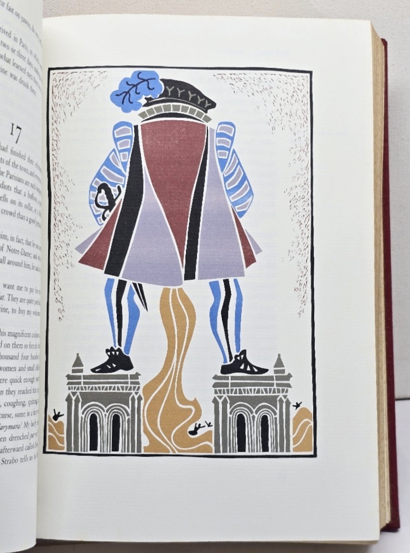 Rabelais Gargantua & Pantagruel 1978 Franklin Library Illus Full Leather 22K VG