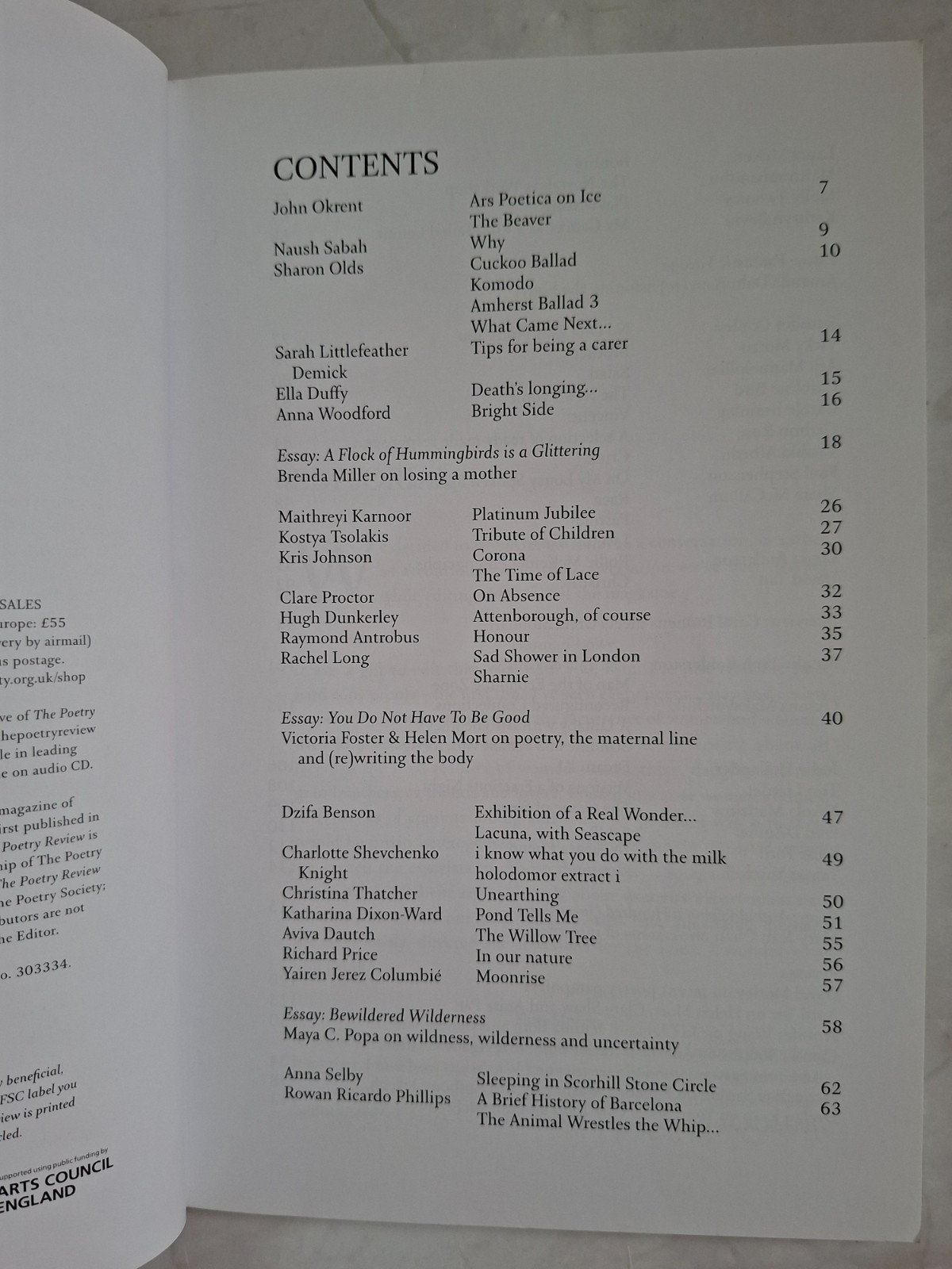 The Poetry Review Mixed Authors Set Of 3 1st 2022 Paperback The Poetry Society