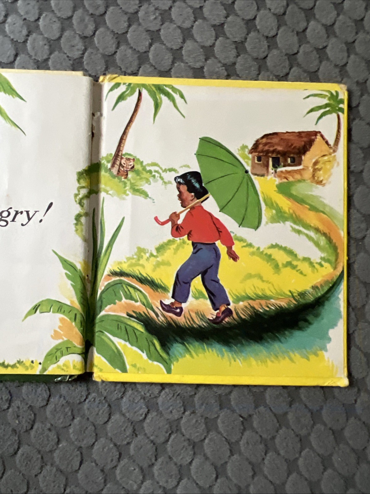 Vintage 1953 Little Black Sambo Whitman Publishing Tell-a-Tale Hardcover Book