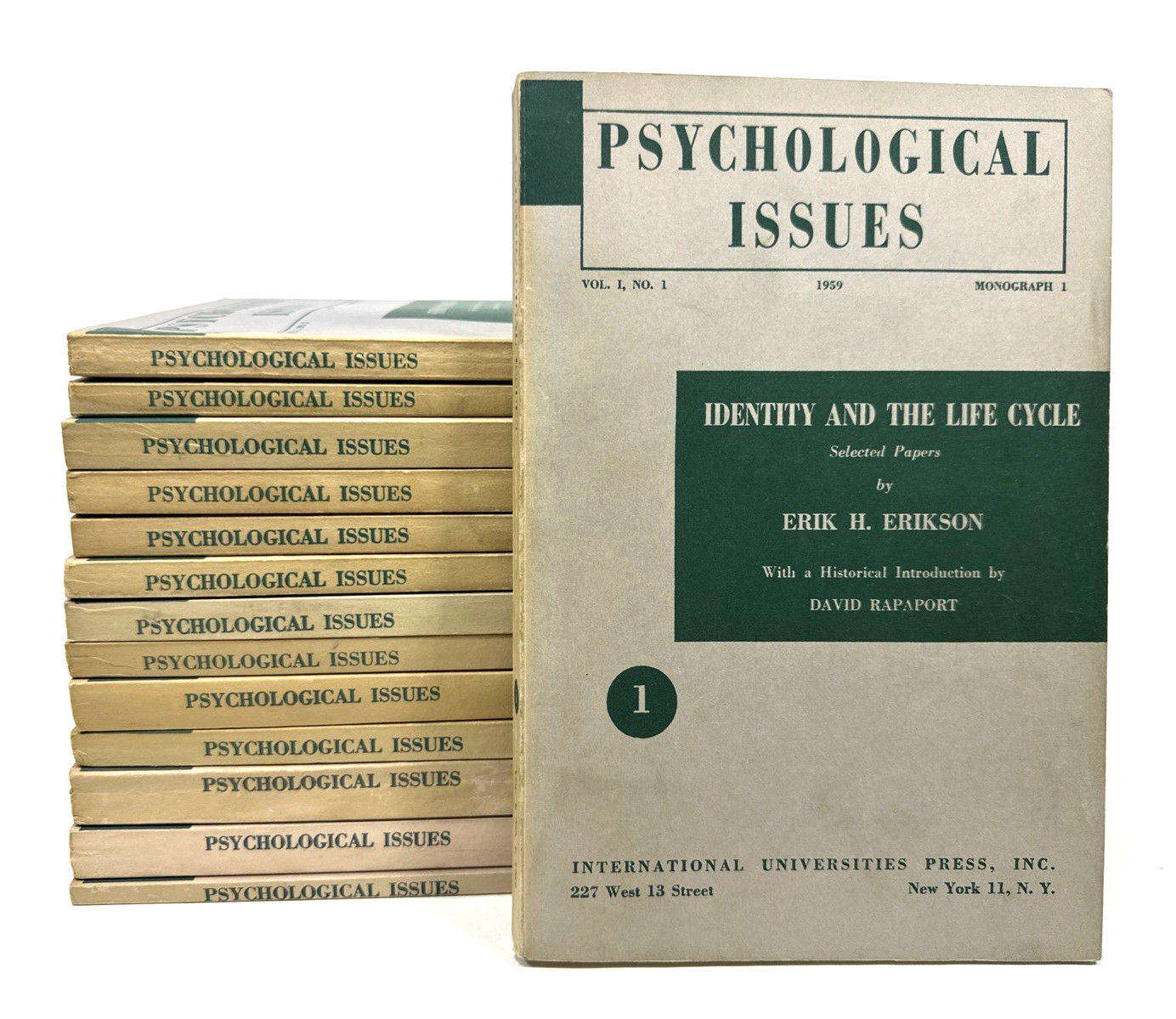 Psychological Issues Monograph Vtg Lot of 14 Issues Psychoanalytic Psychology