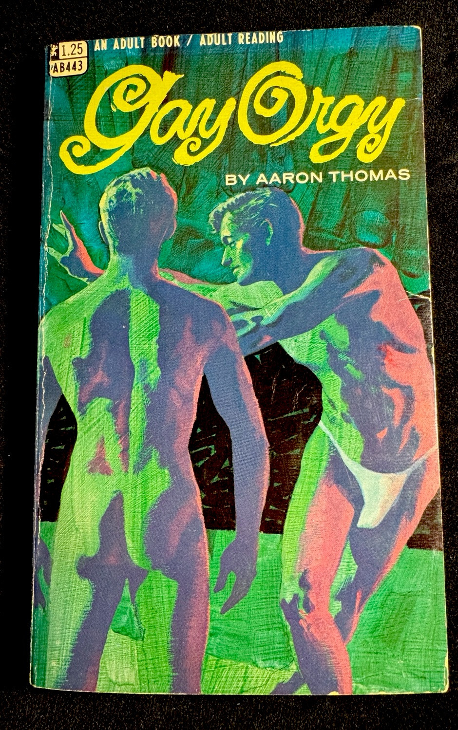 “Gay Orgy” Vintage Pulp Erotica w Darrell Millsap Cover 60s Queer Sleaze !