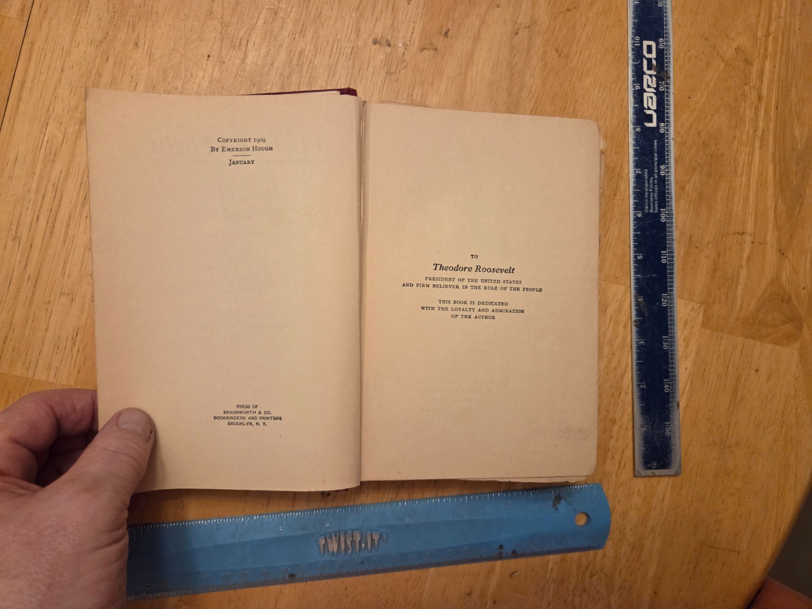54 – 40 or Fight by Emerson Hough – Bobbs Merrell Hardcover