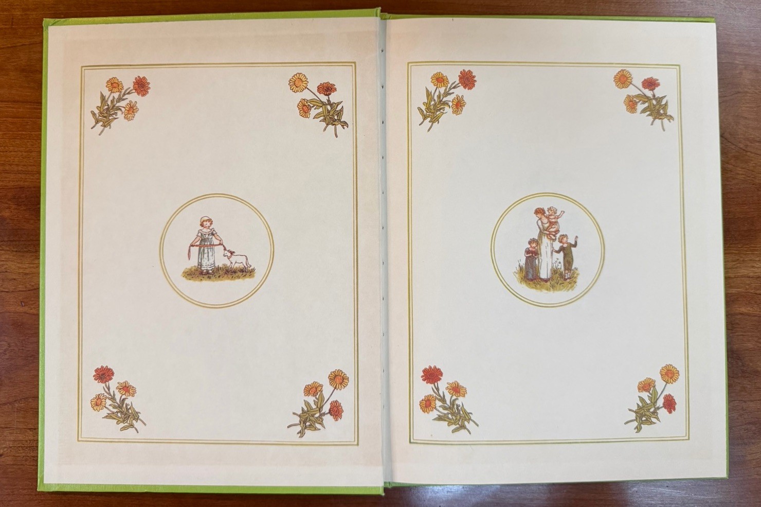 MARIGOLD GARDEN Pictures & Rhymes by Kate Greenaway VINTAGE Frederick Warne & Co