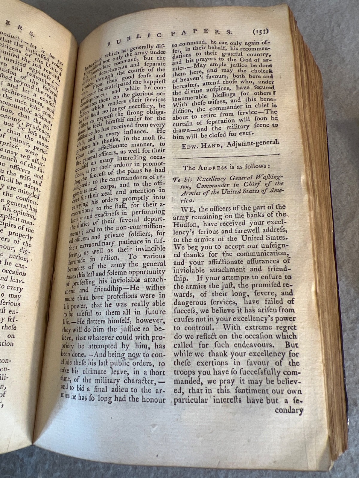 Antique American History Book Annual Register 1783 Paris Treaty Washington 1784
