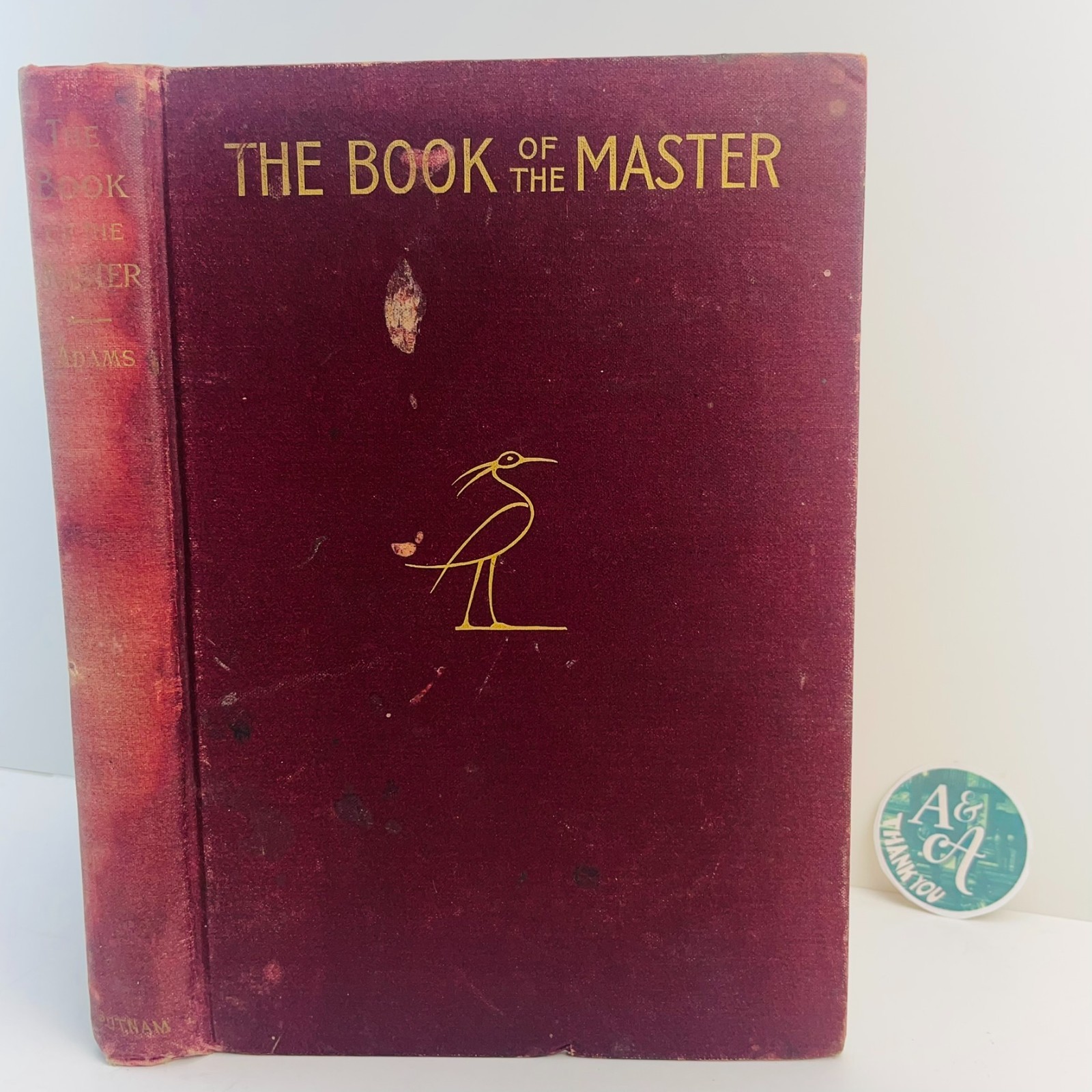 The Book of the Master W Marsham Adams 1898 1st Ed Egyptian Occult