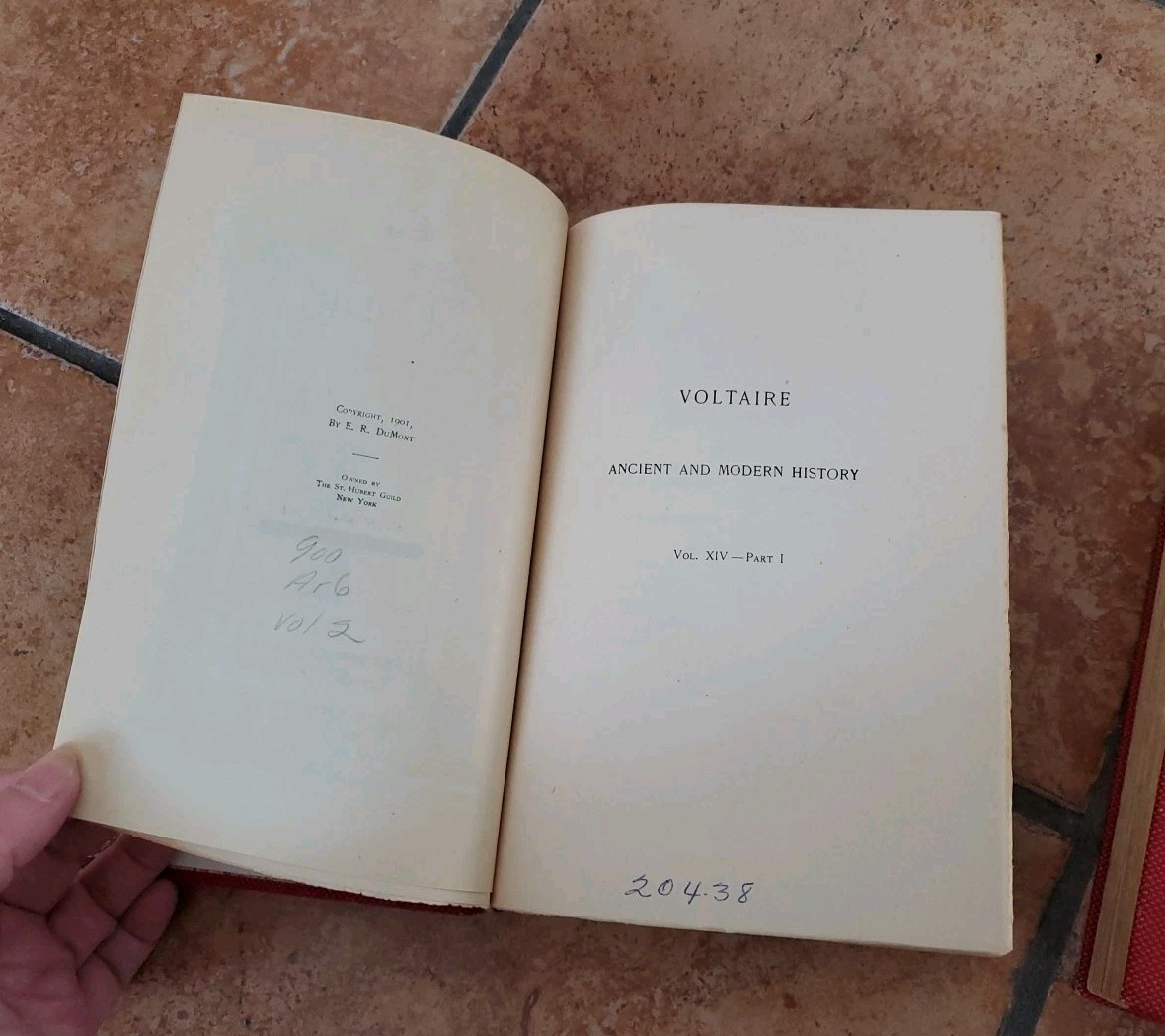 The Works of Voltaire 1901 Hardcover General History & Animals Of The Empire