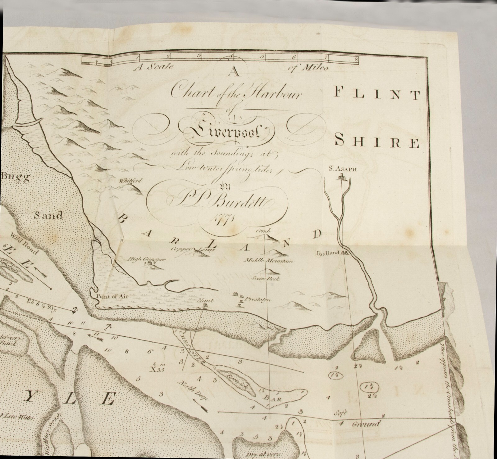 Liverpool 1774 – Enfield History – City – Large Folding Map, and Charts & Plates