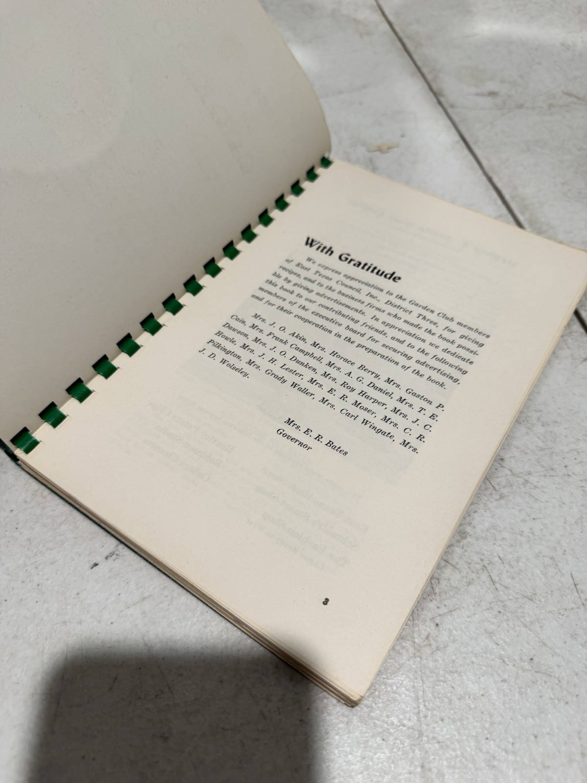 1954 1955 cook book texas garden club cookbook grandmas cookbook