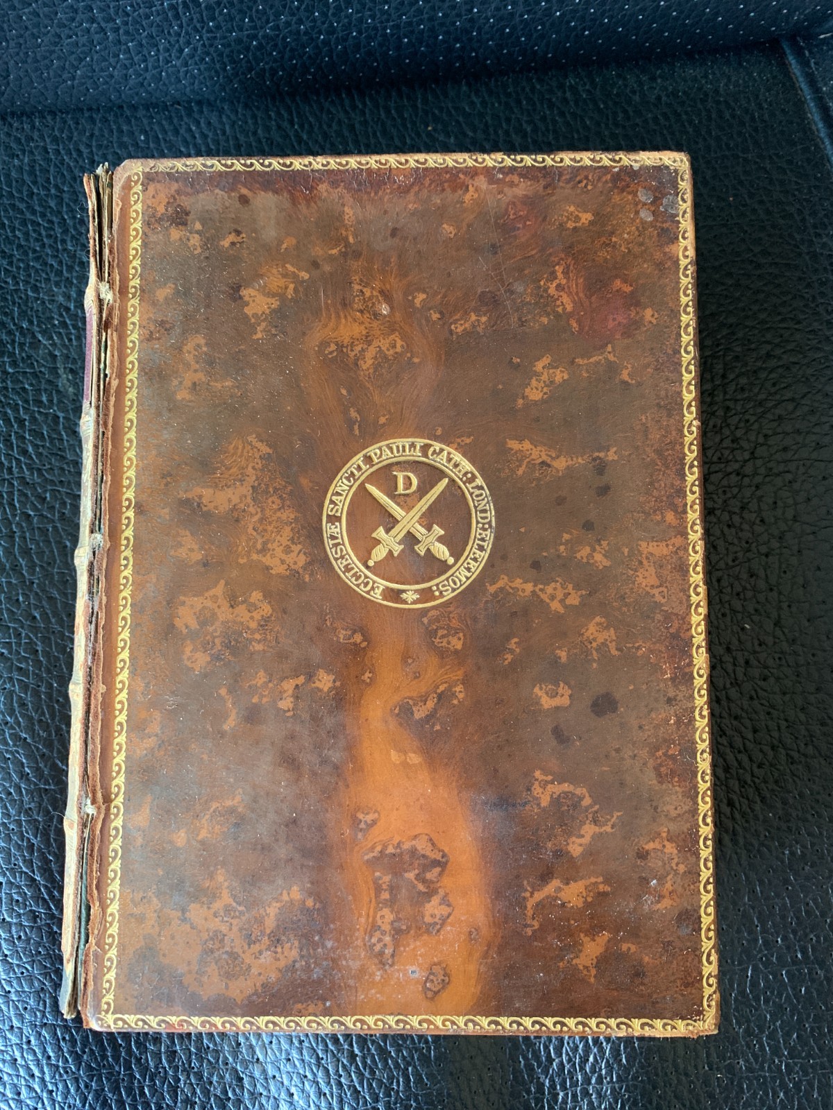 The Poetical Works of John Milton 1894 leather St Pauls Cathedral alms prize