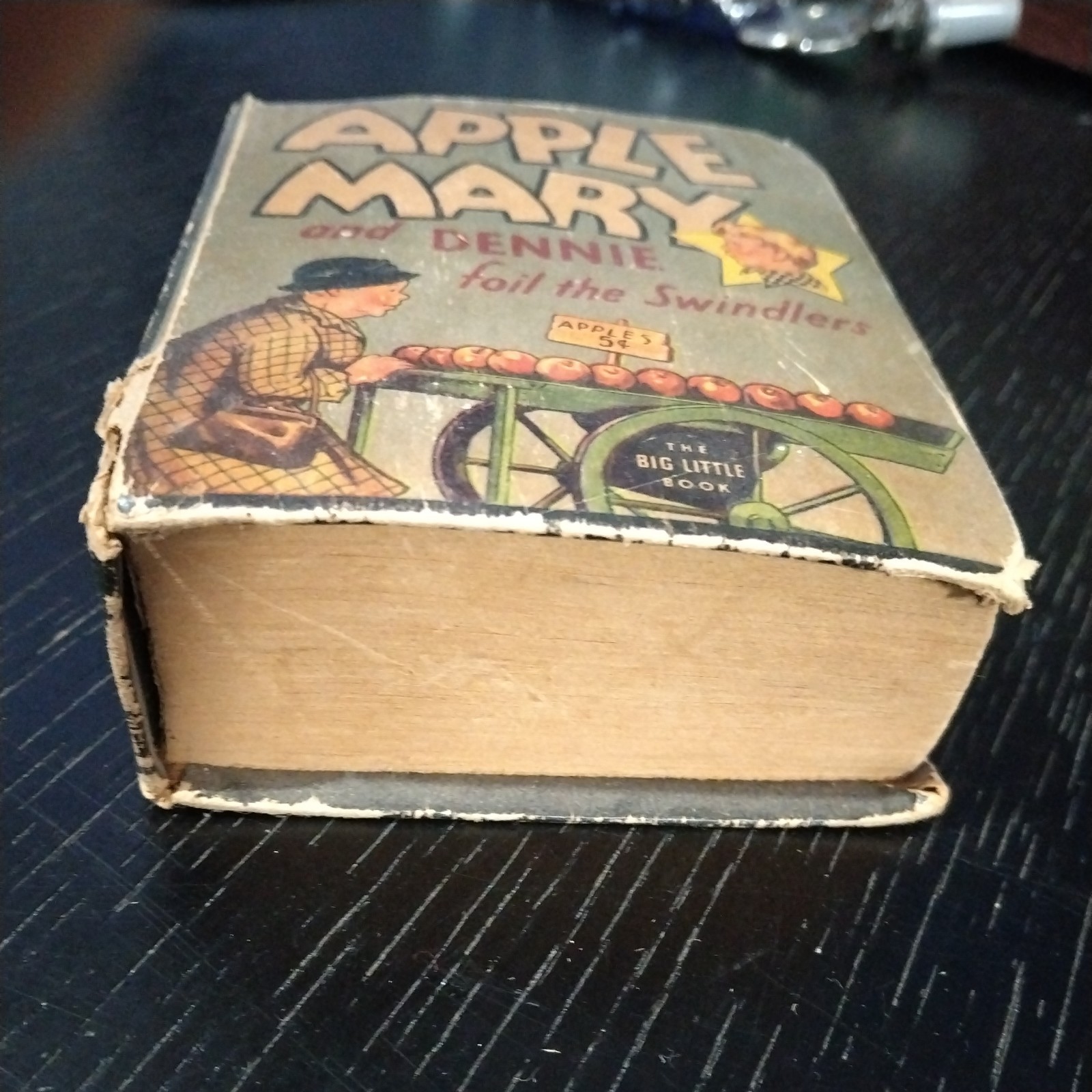 1939 Big Little Book Apple Mary and Dennie’s Lucky Apples fair condition