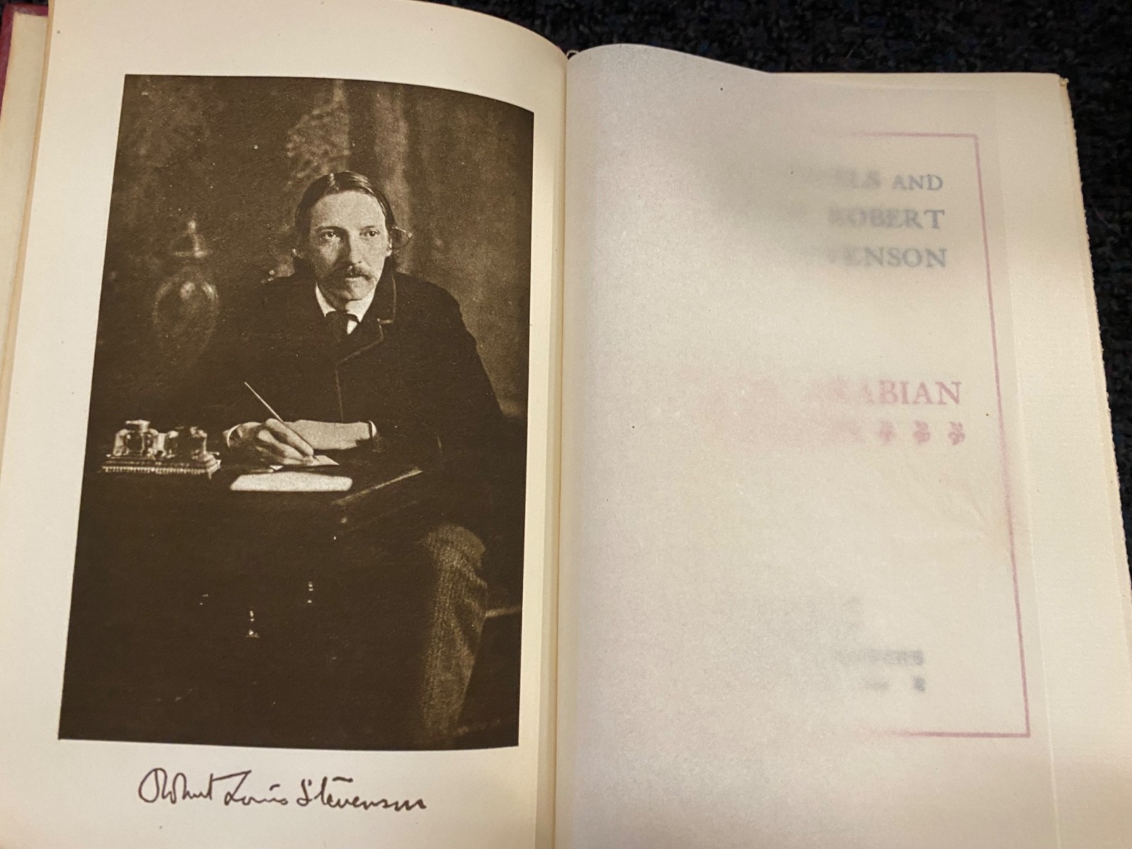 Robert Louis Stevenson Set Of 23 volumes Scribner’s 1924 Antique Embossed HC