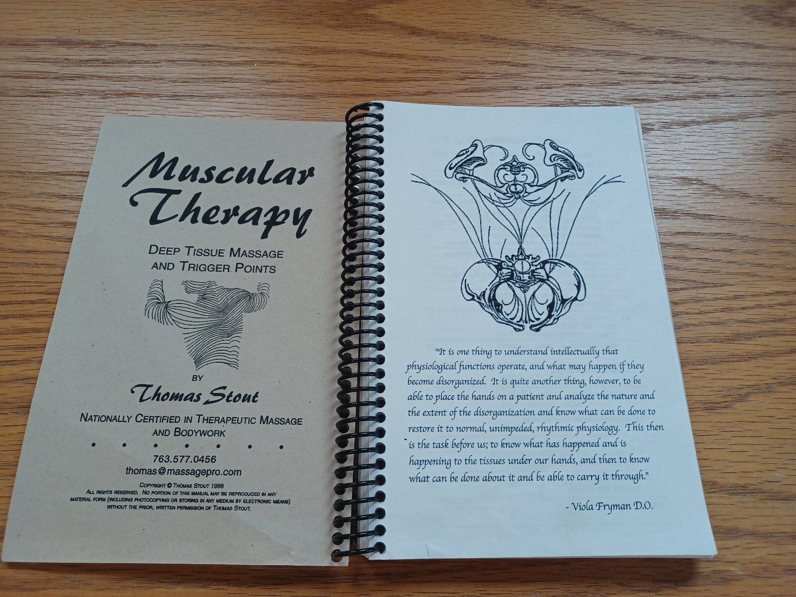Muscular Therapy Thomas Stout Muscles Of The Axial Skeleton 1998