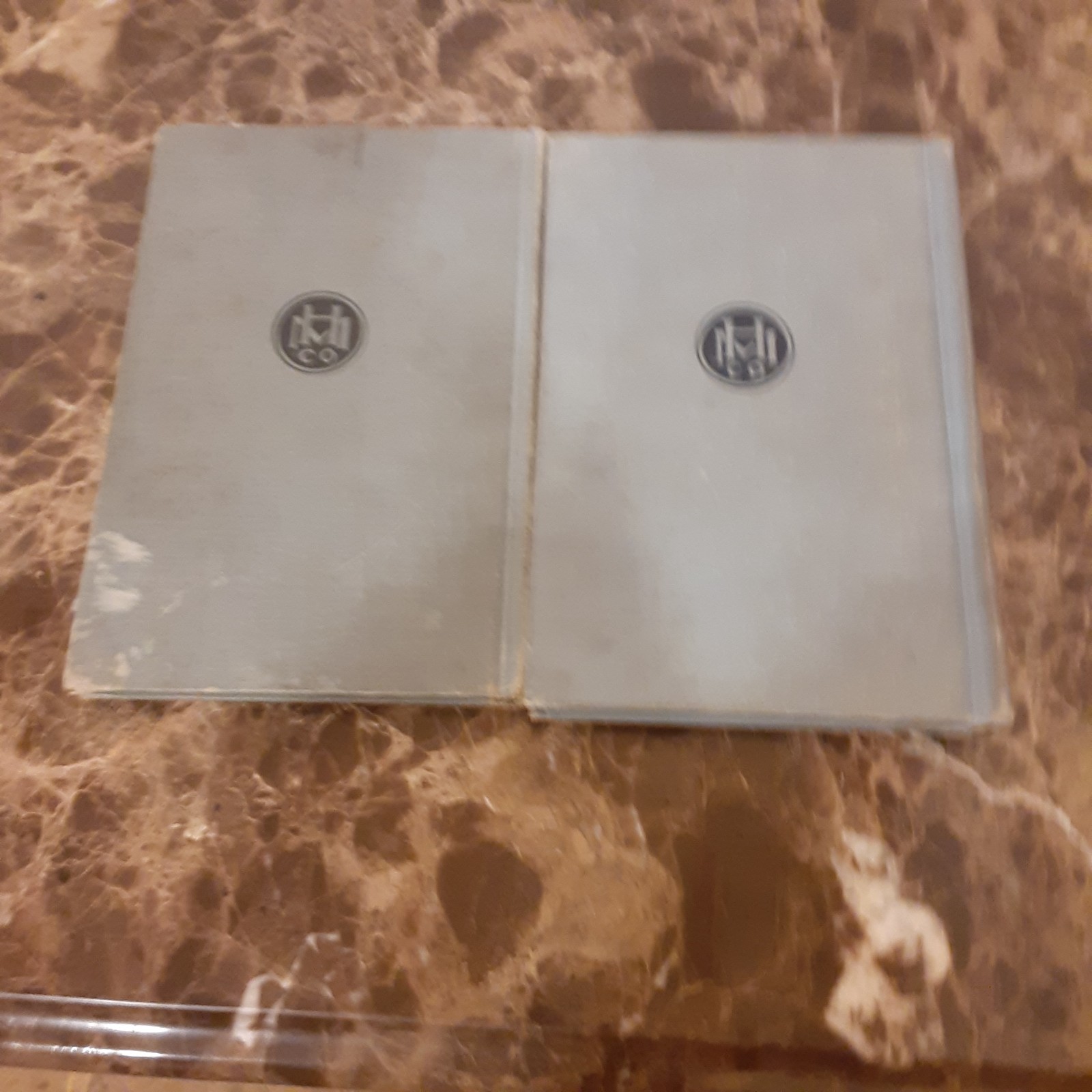 two school books copyright 1926 The new everyday arithmetic marked 3-9-1931