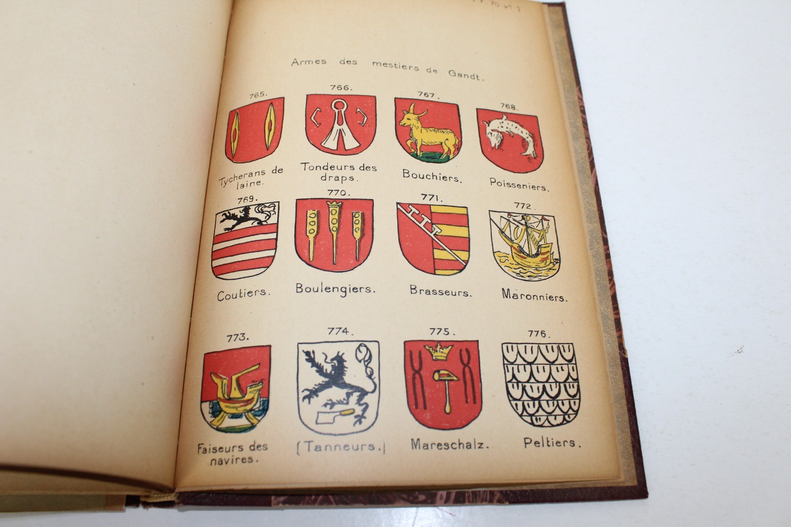 Armoiral de Flandre du XVI Siecle by Paul Bermans – 1919 Ltd Ed #d French